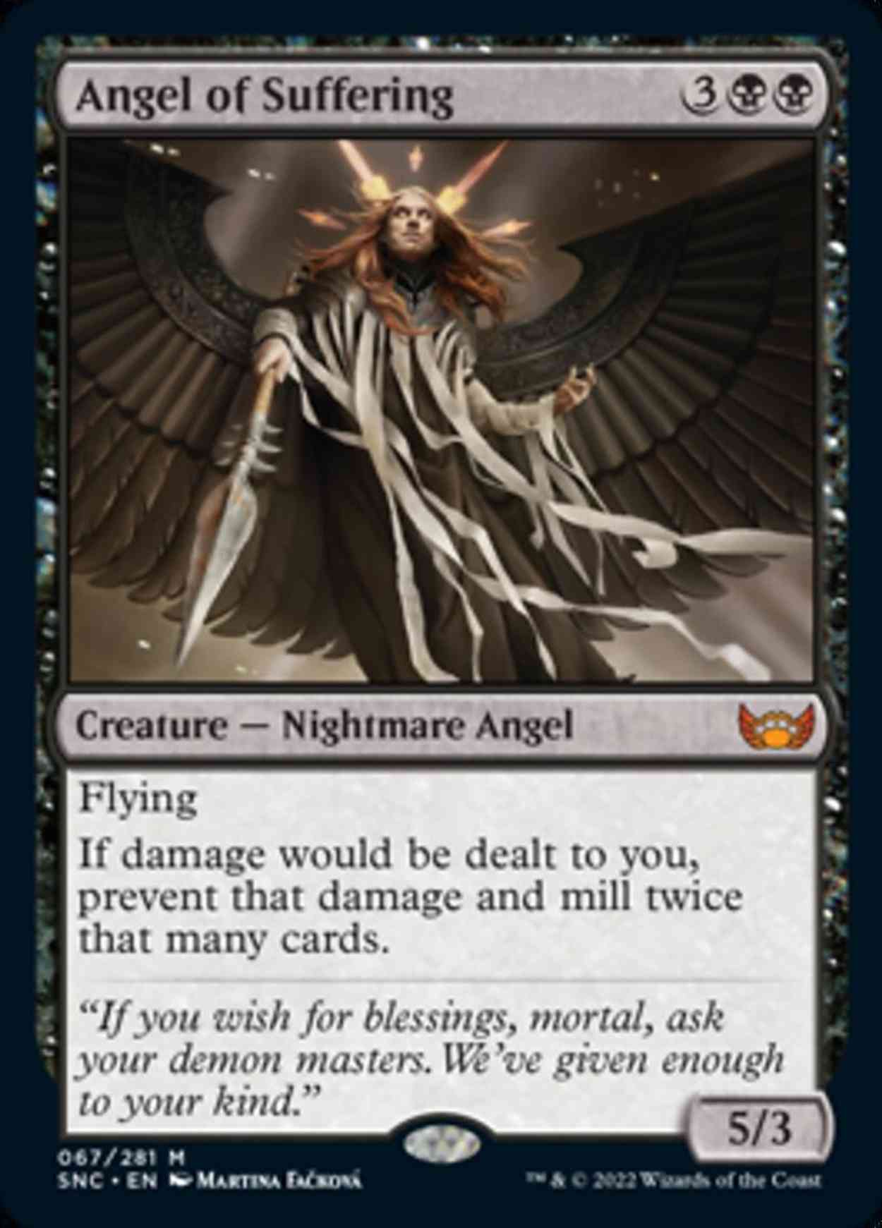 Angel of Suffering magic card front