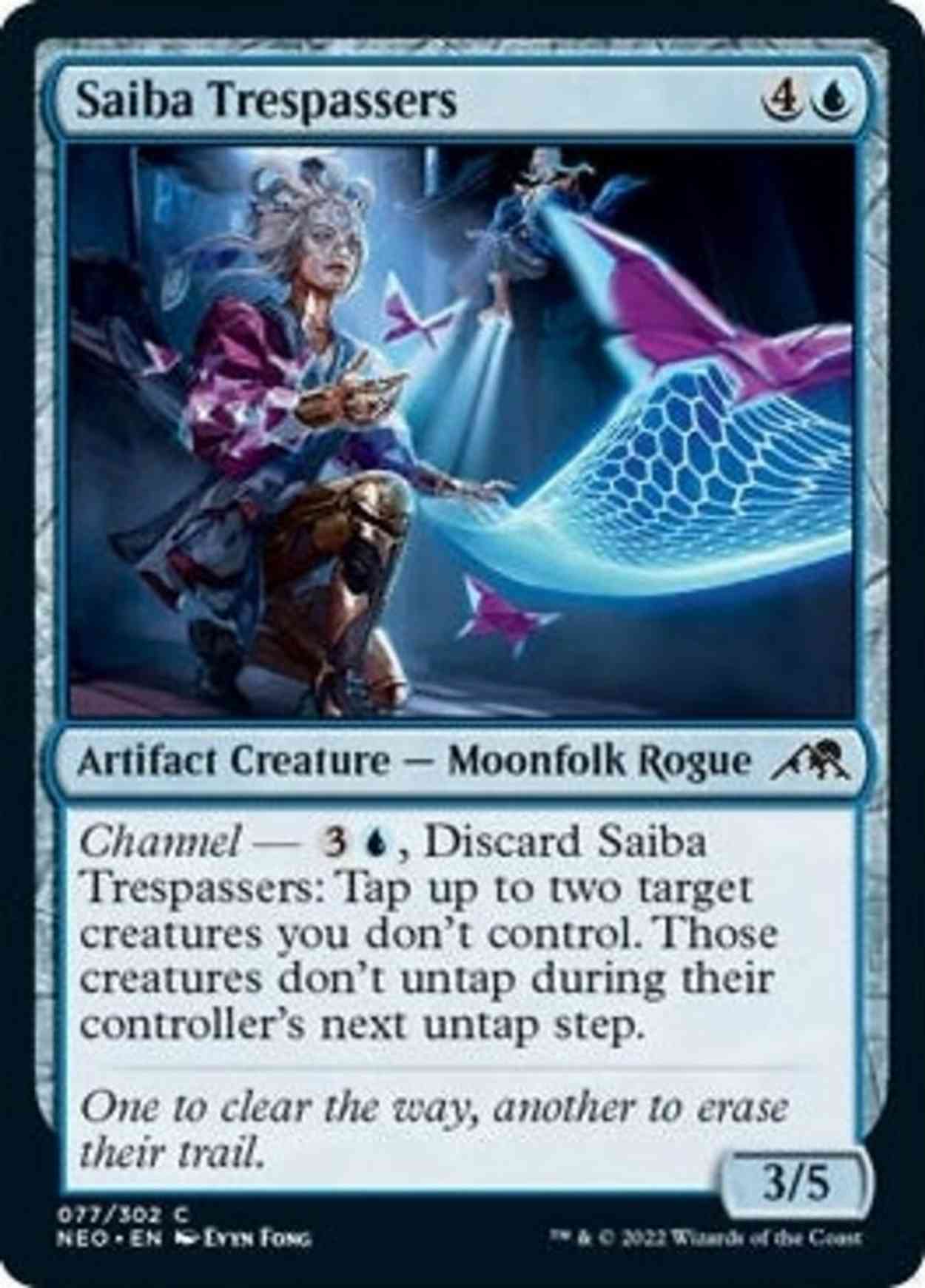 Saiba Trespassers magic card front