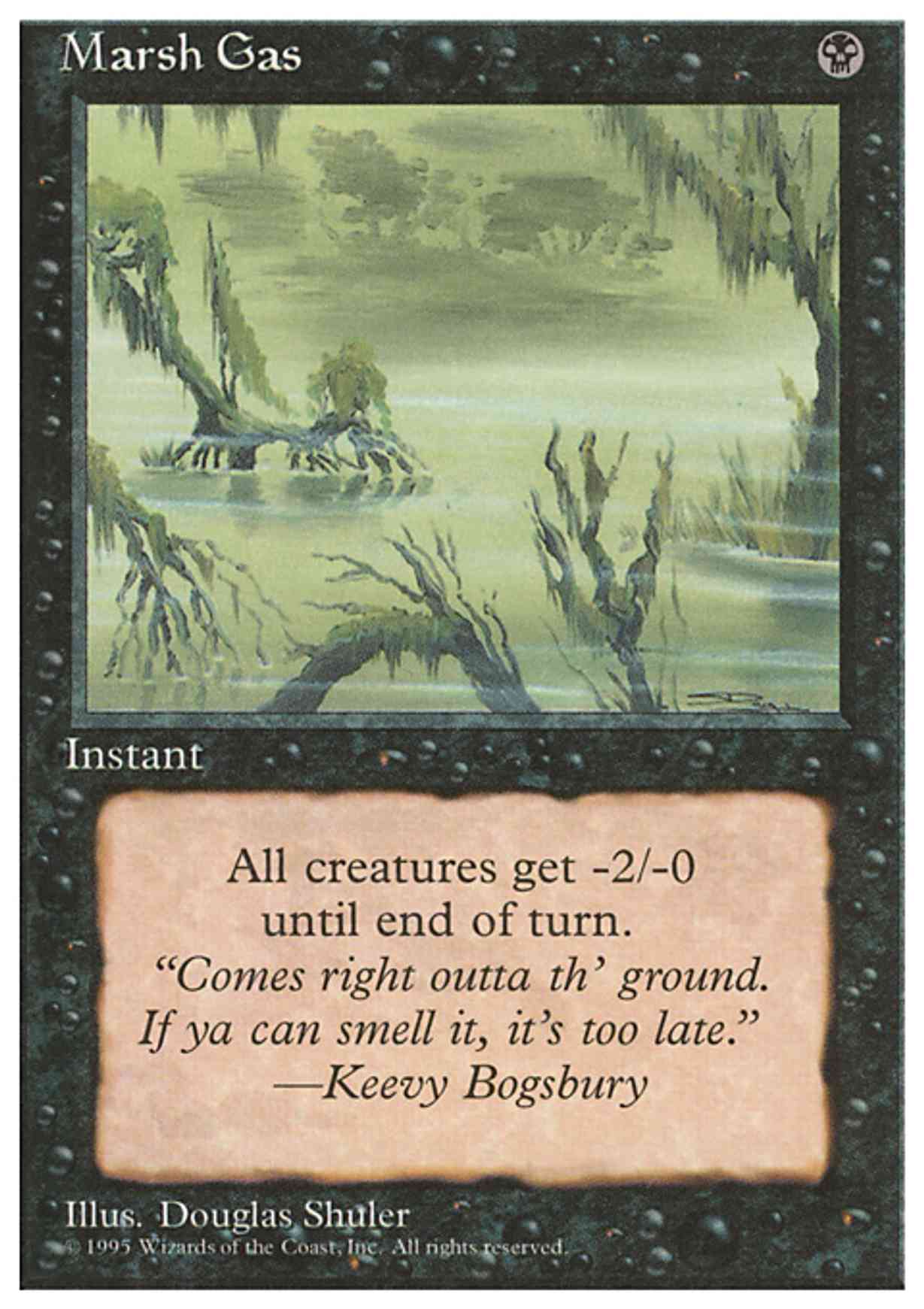 Marsh Gas magic card front