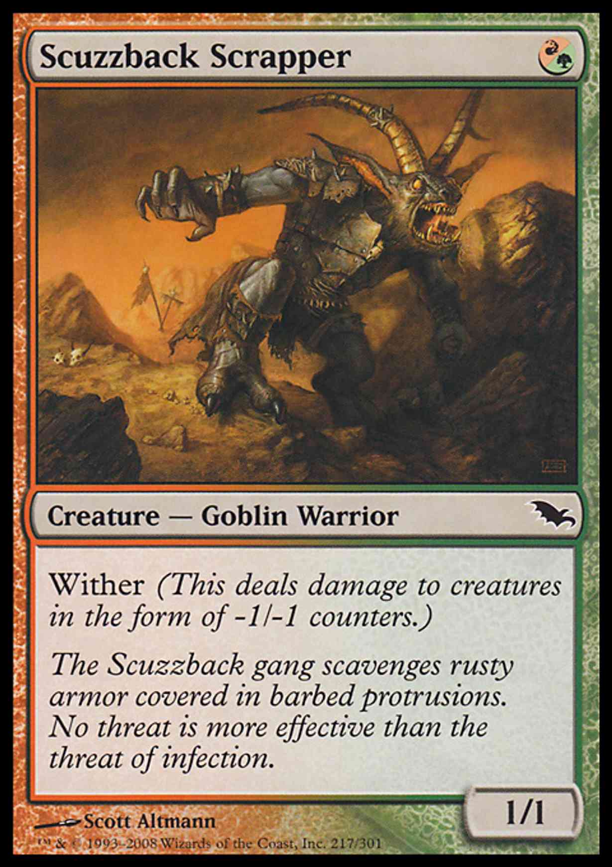 Scuzzback Scrapper magic card front