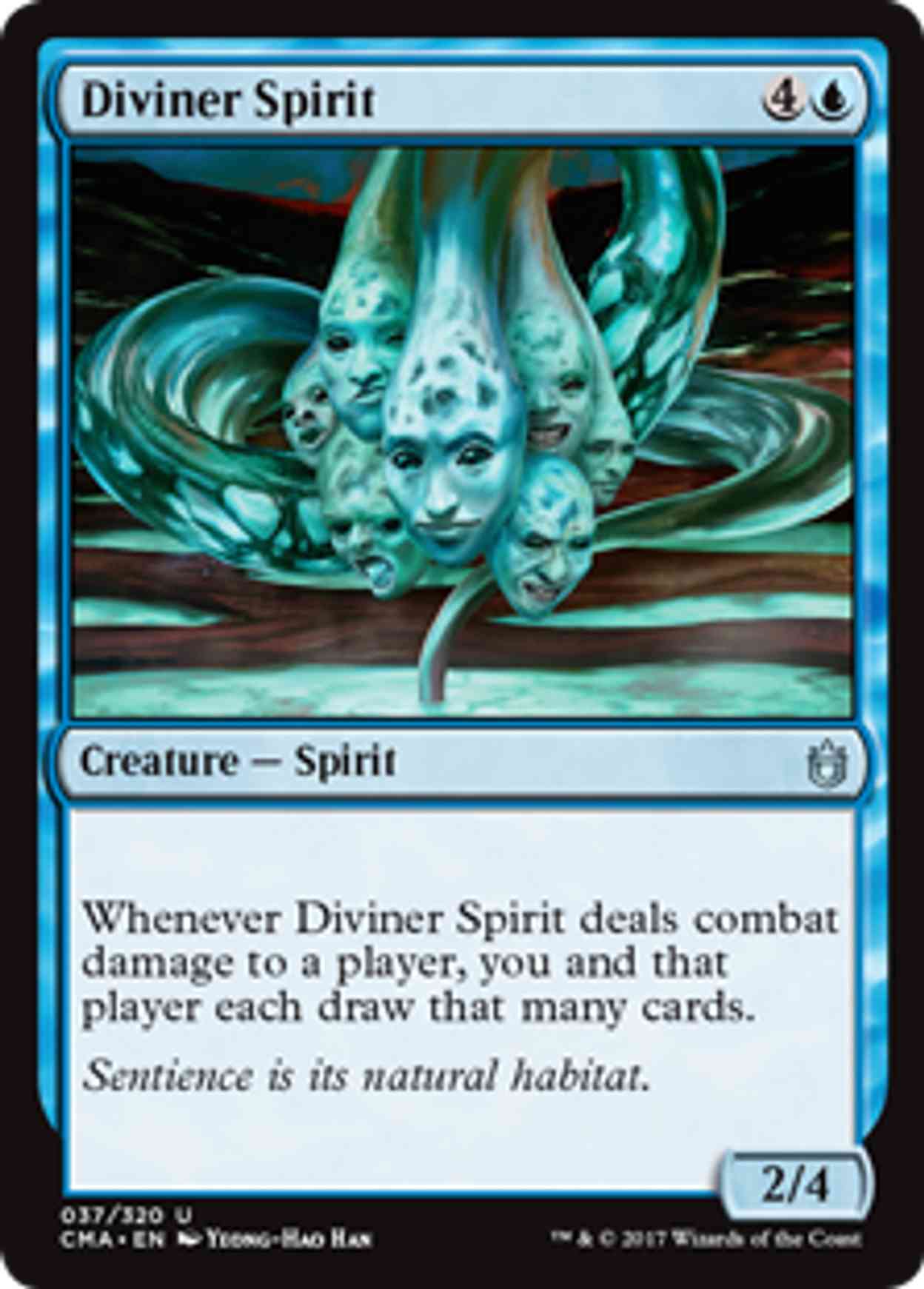 Diviner Spirit magic card front
