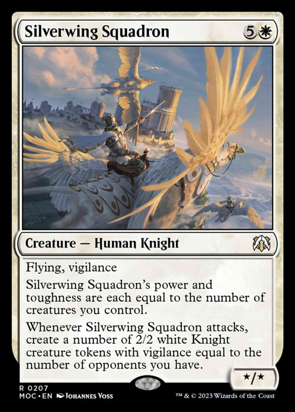 Silverwing Squadron magic card front