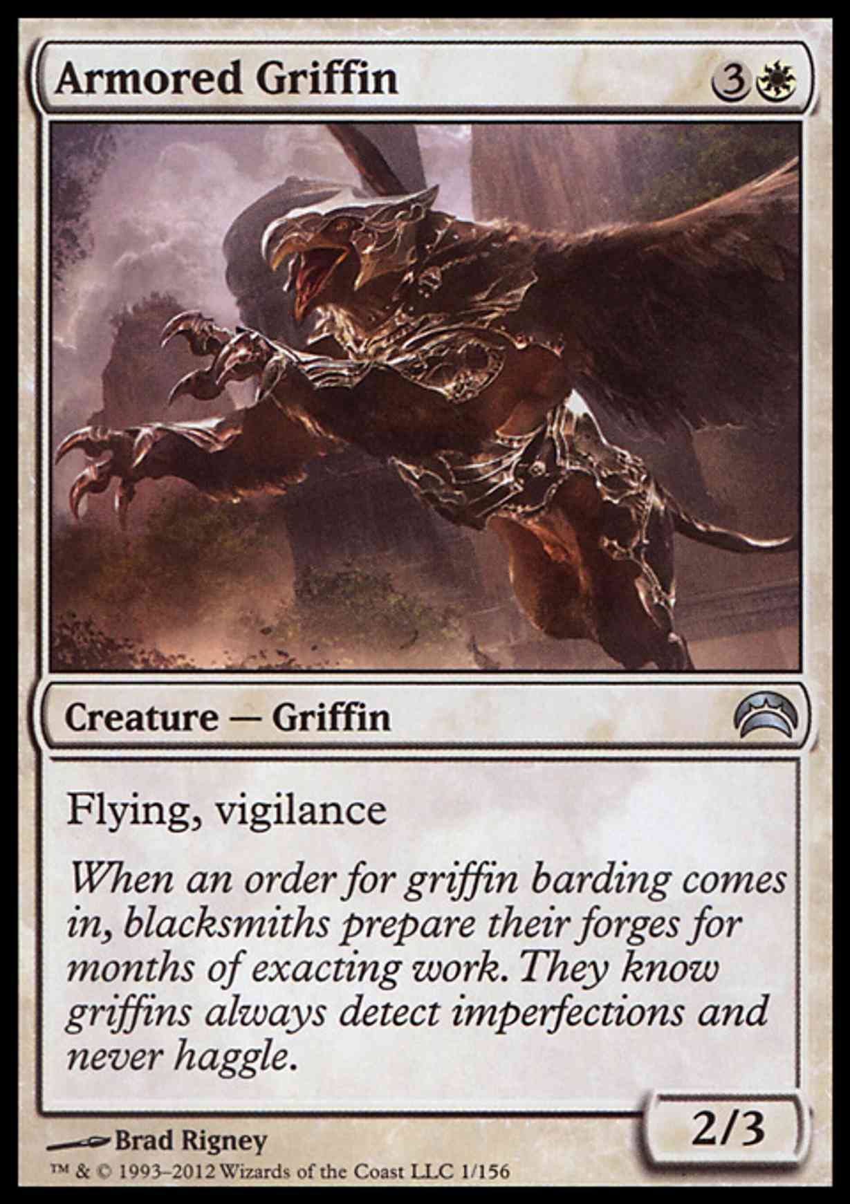 Armored Griffin magic card front