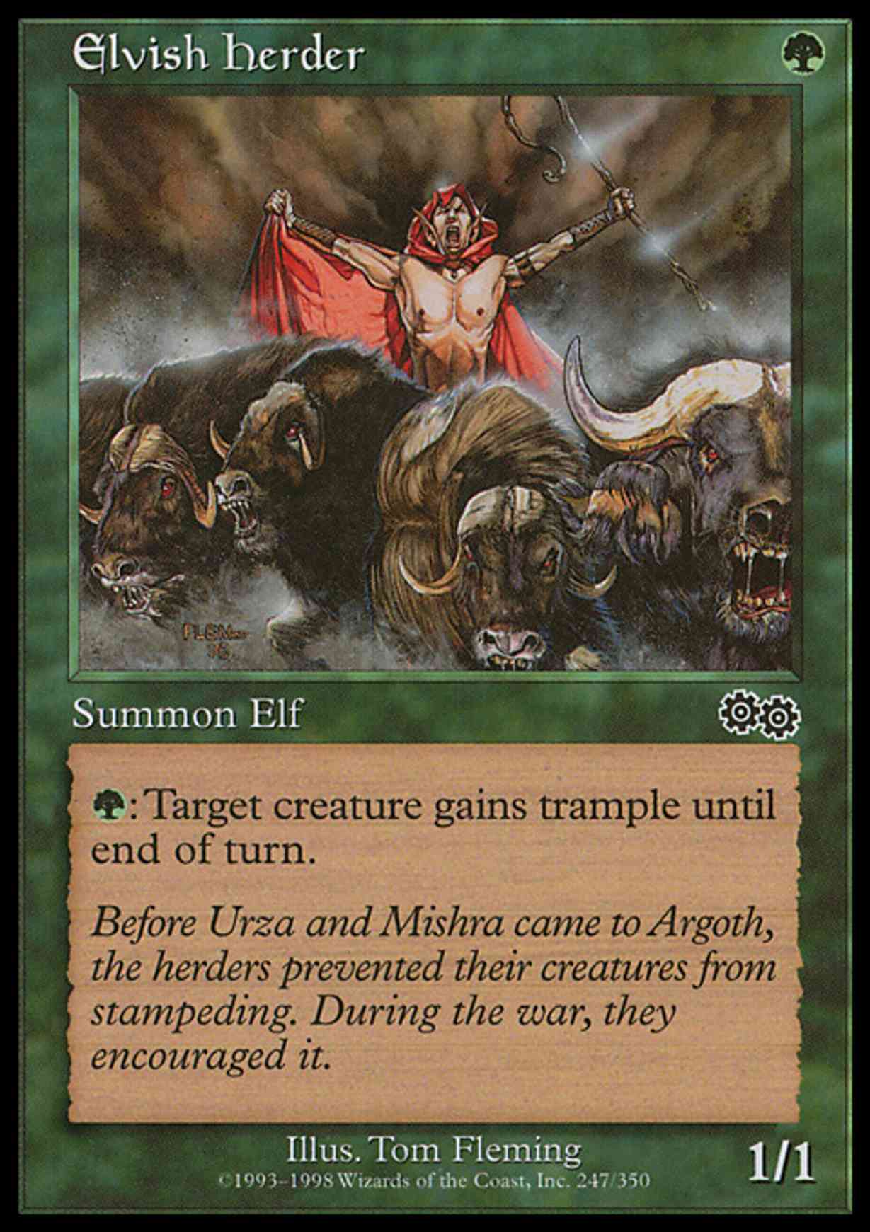 Elvish Herder magic card front