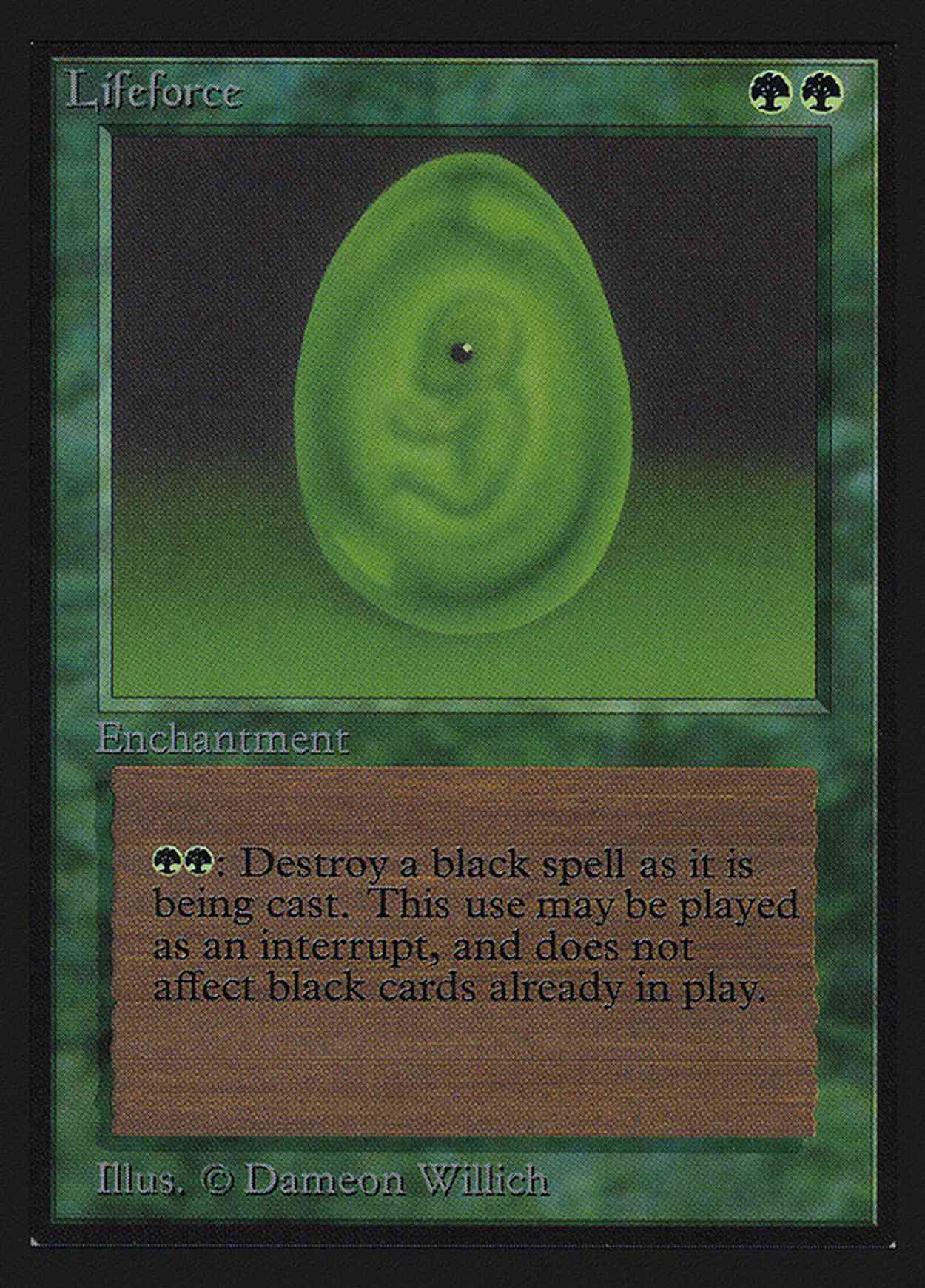 Lifeforce (CE) magic card front