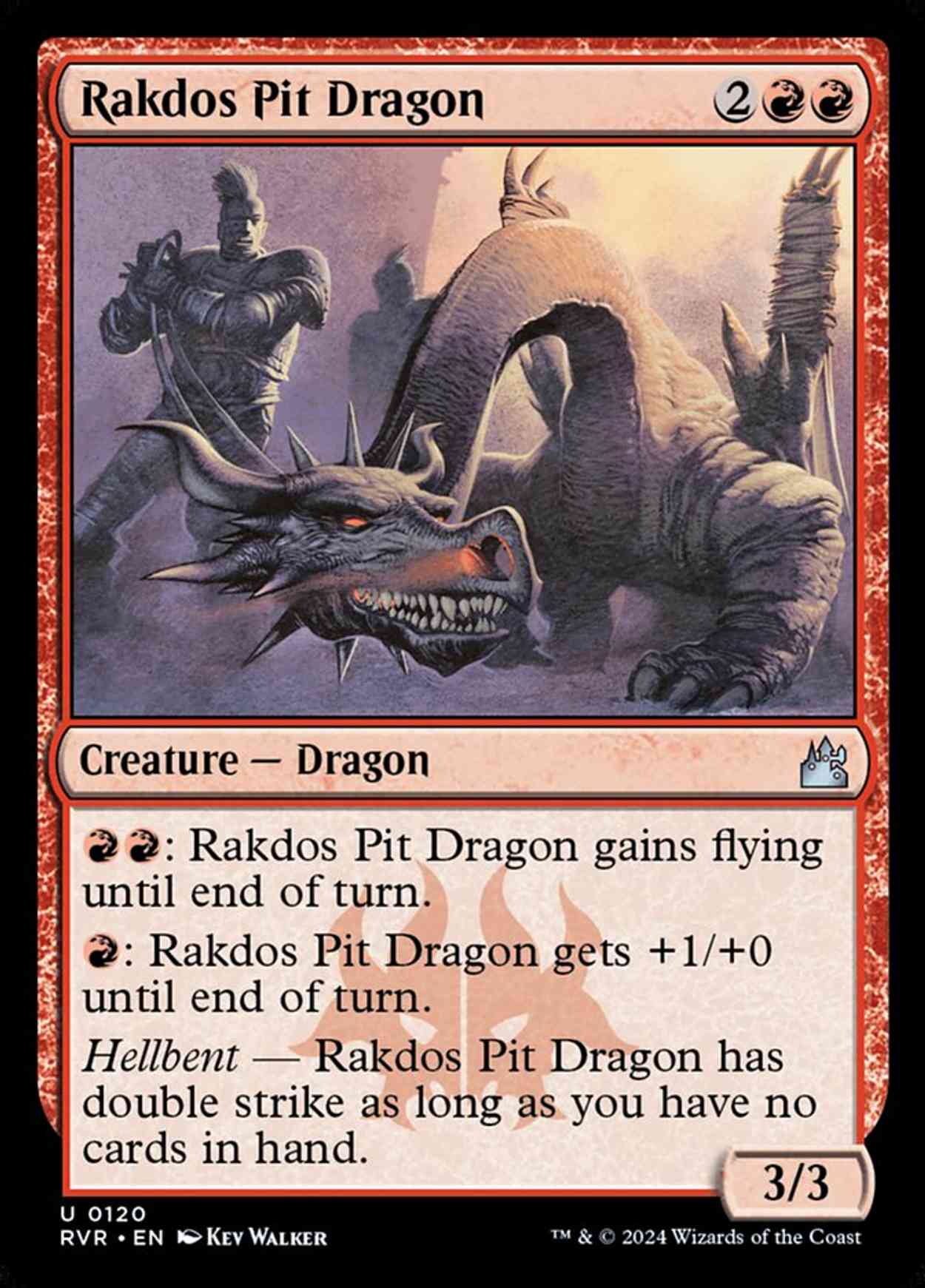 Rakdos Pit Dragon magic card front