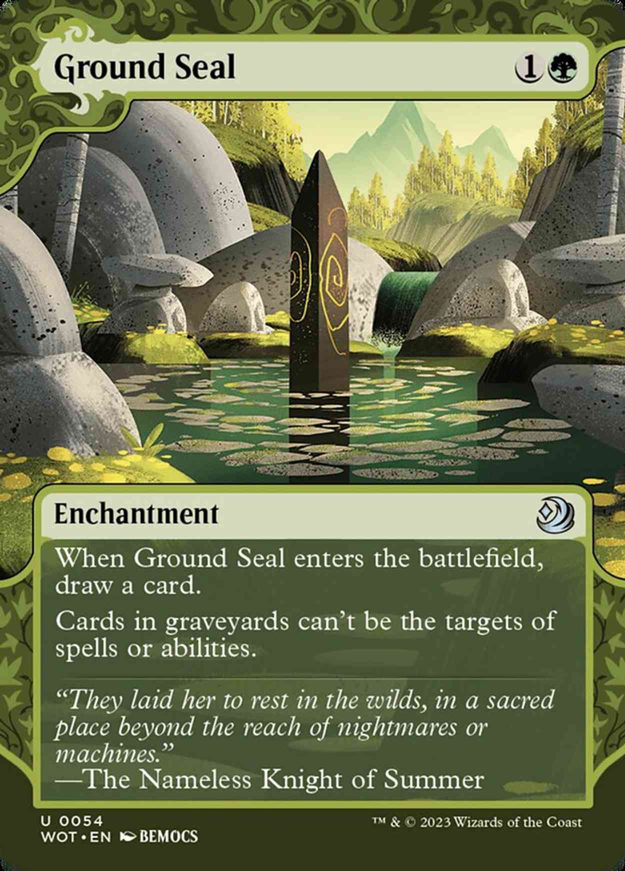 Ground Seal magic card front