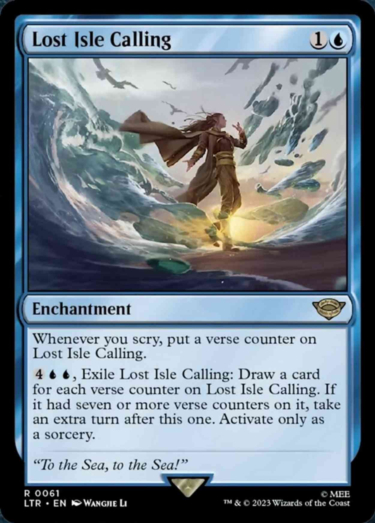 Lost Isle Calling magic card front