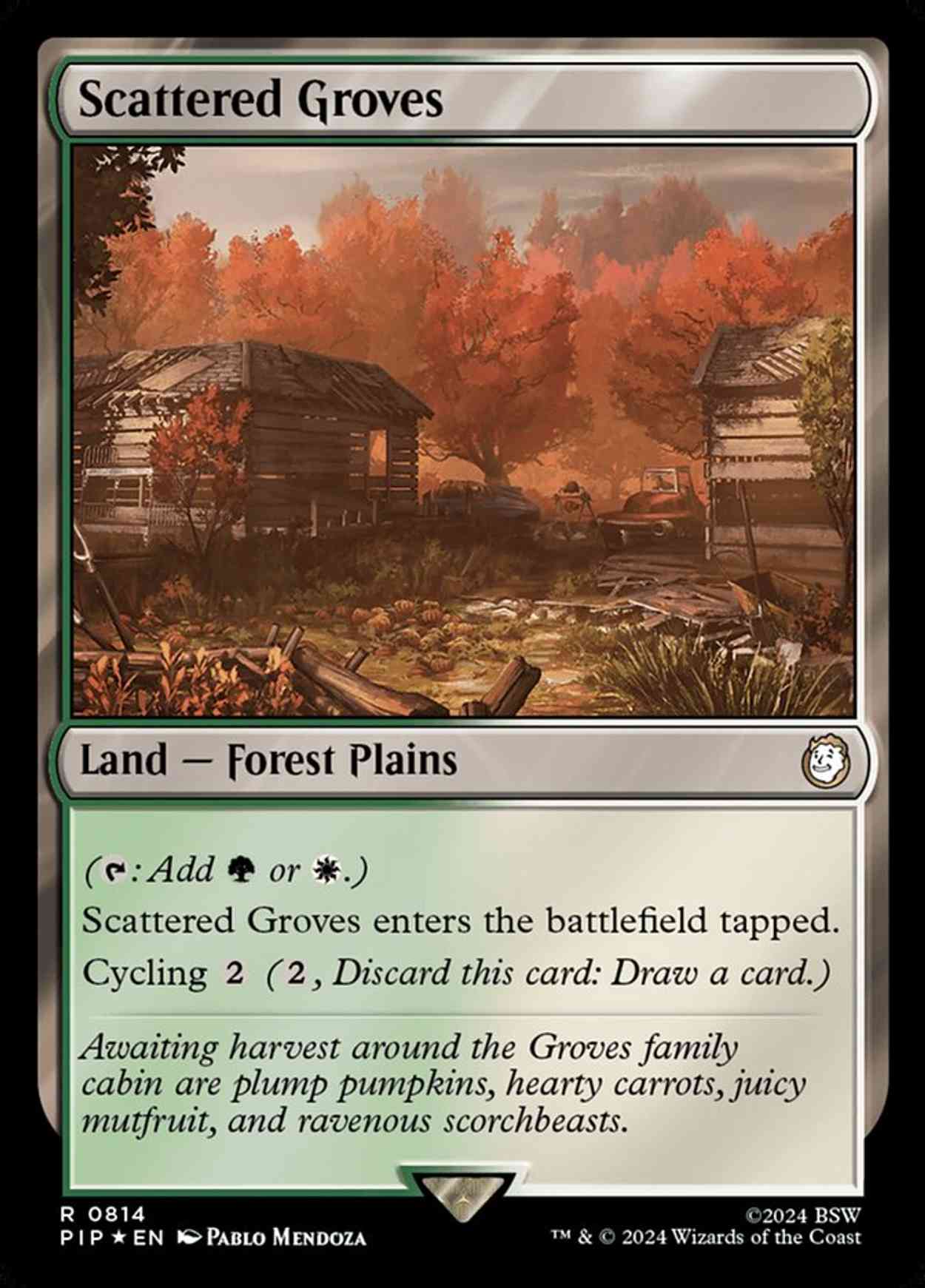 Scattered Groves (Surge Foil) magic card front