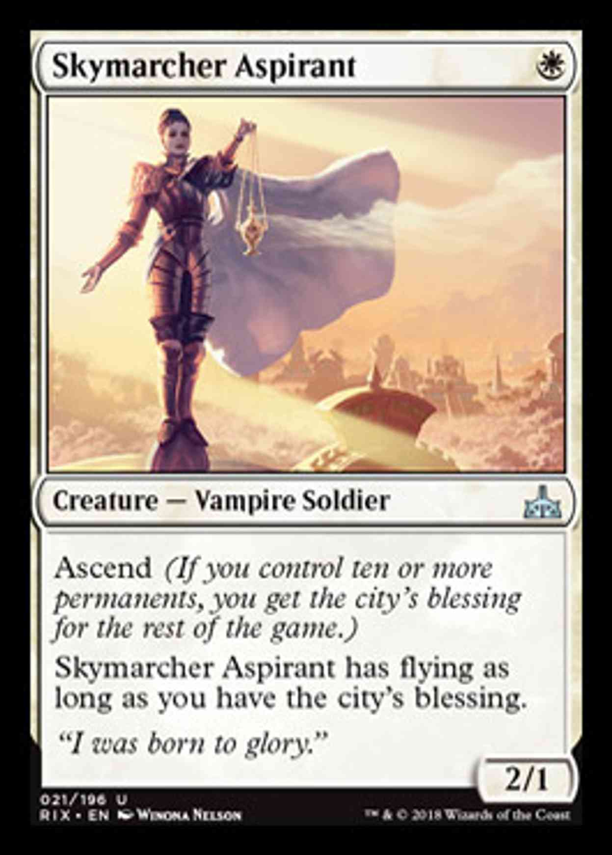 Skymarcher Aspirant magic card front