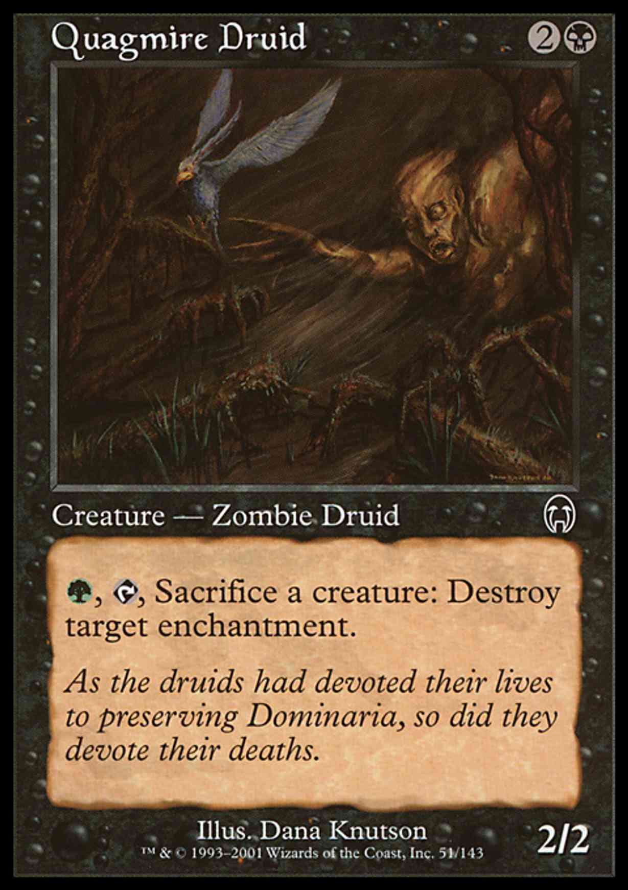 Quagmire Druid magic card front