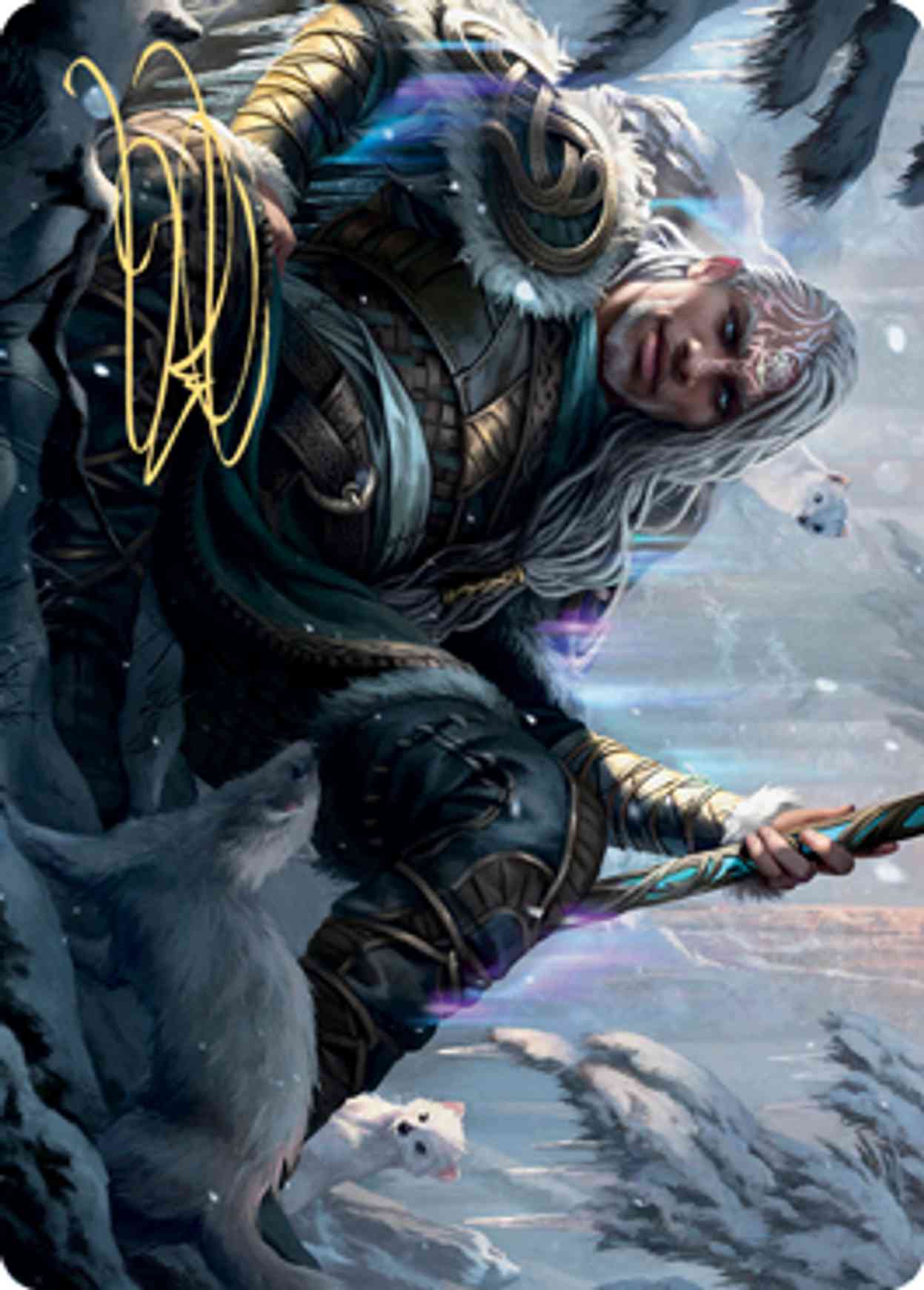 Jorn, God of Winter Art Card (Gold-Stamped Signature) magic card front