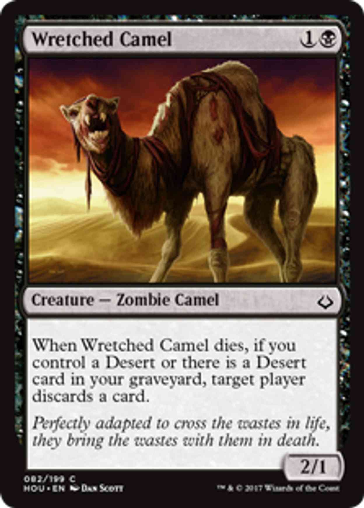 Wretched Camel magic card front