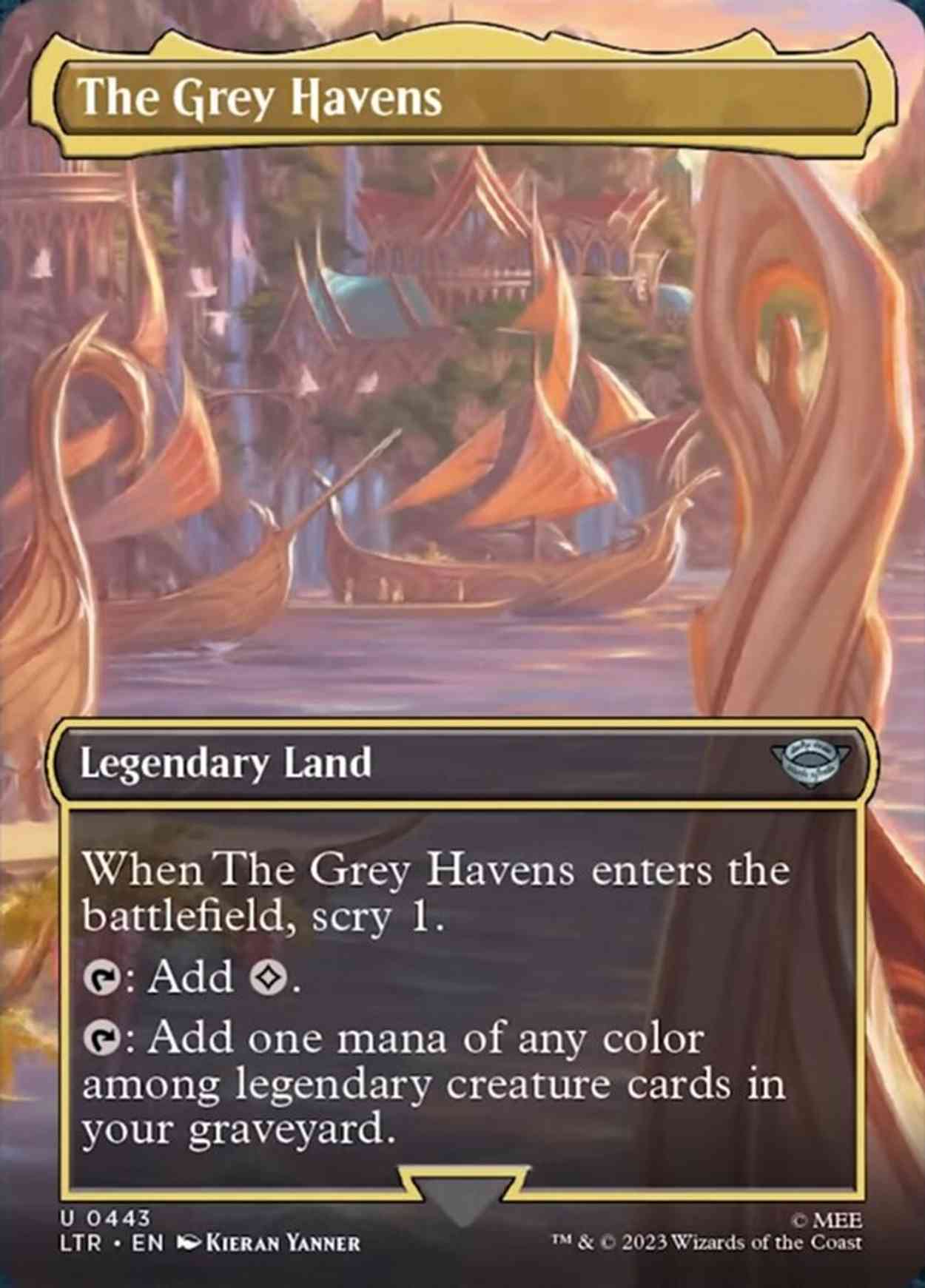 The Grey Havens (Borderless) magic card front