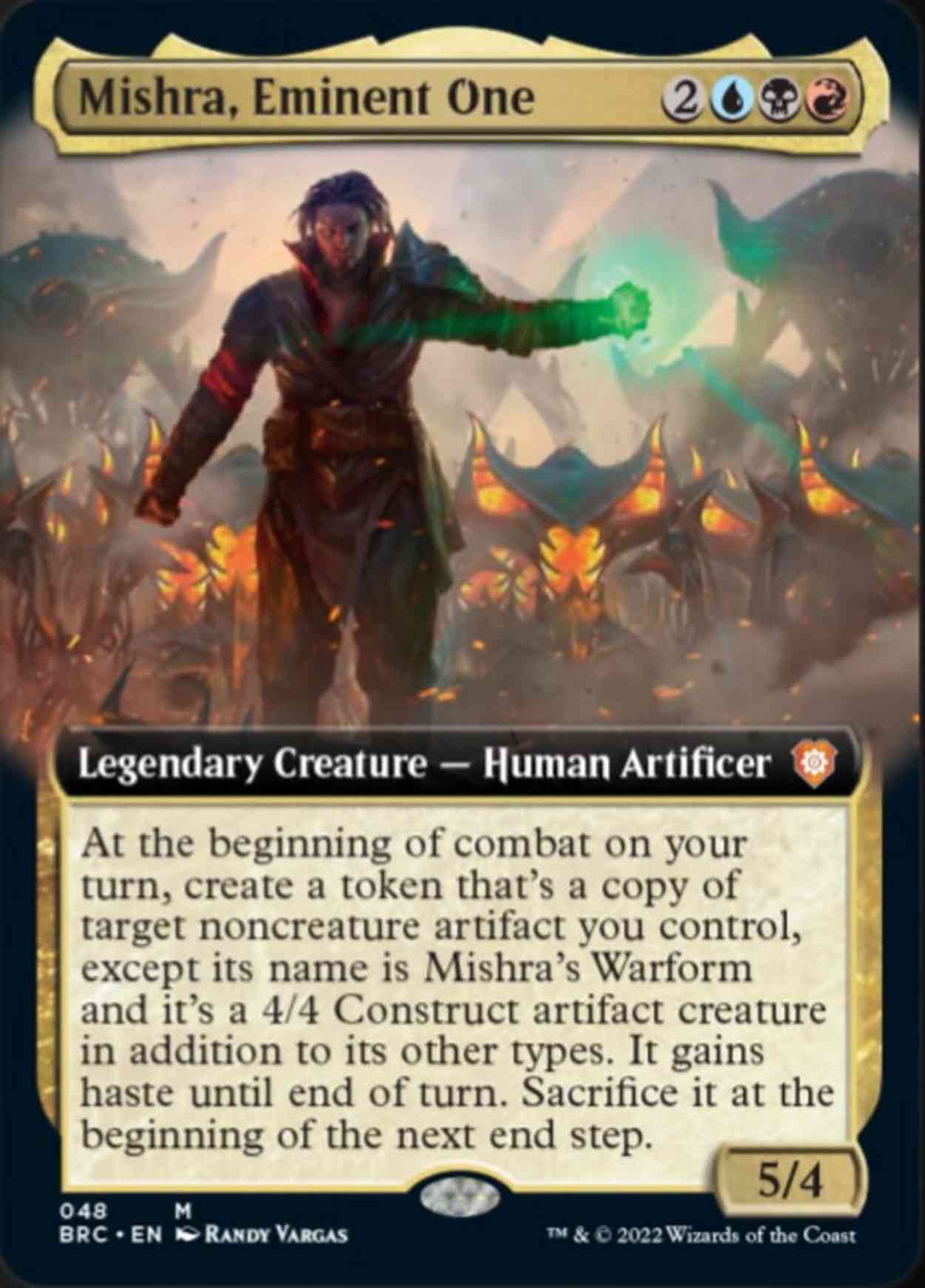Mishra, Eminent One (Extended Art) magic card front