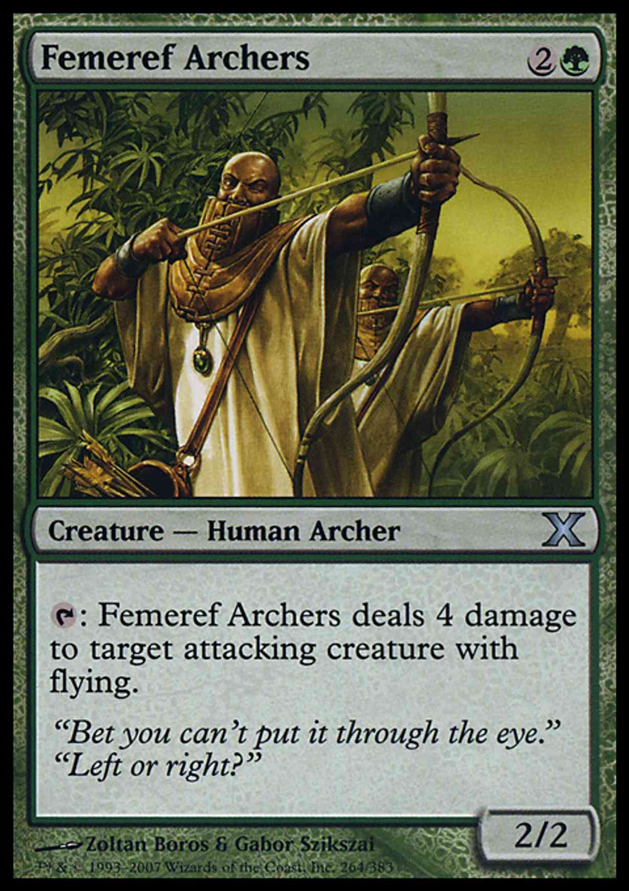 Femeref Archers magic card front
