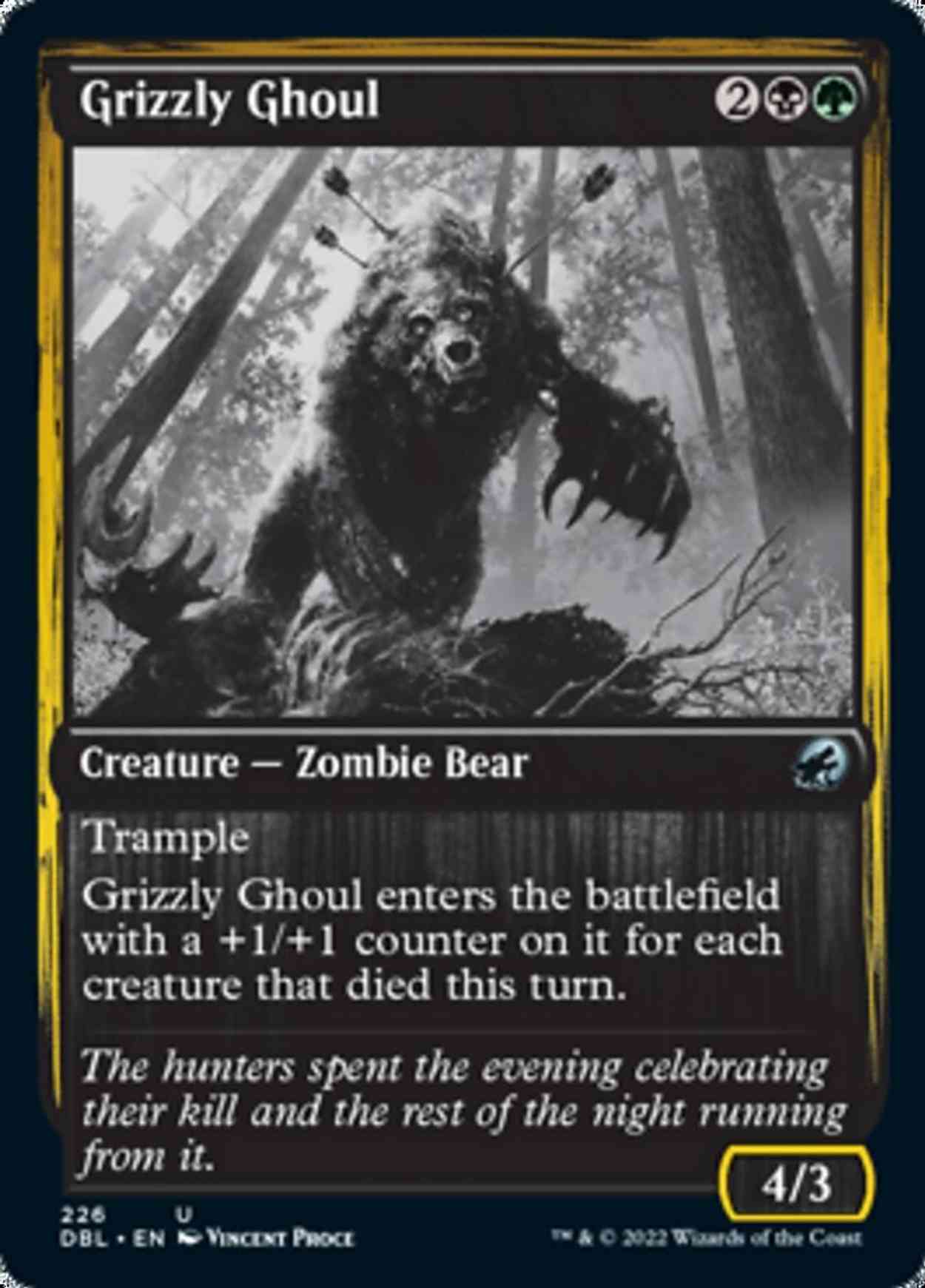 Grizzly Ghoul magic card front
