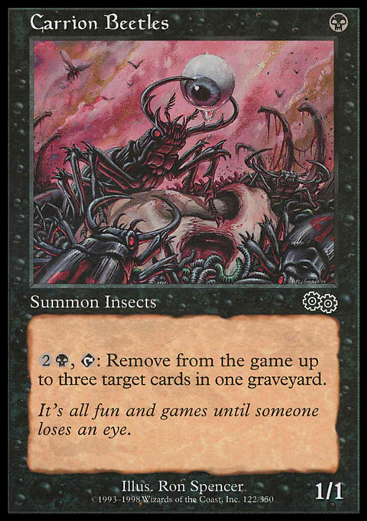 Carrion Beetles magic card front