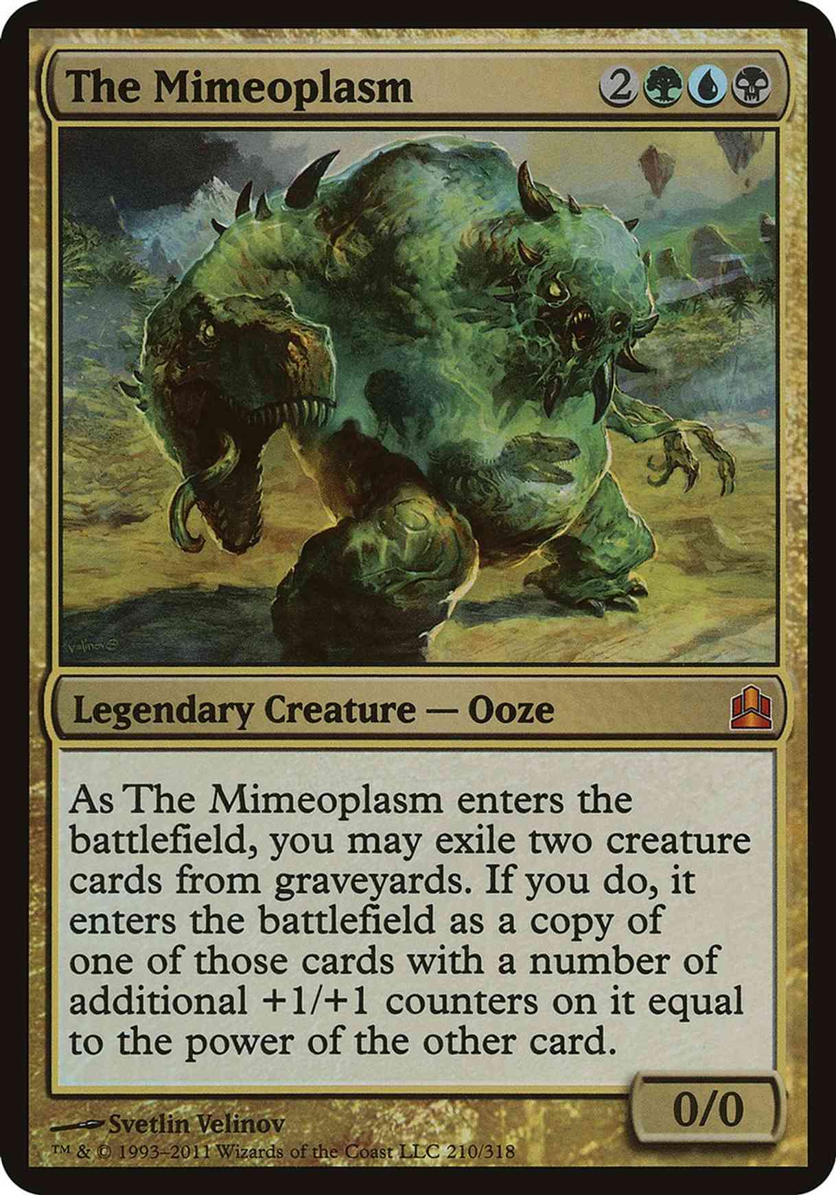 The Mimeoplasm (Oversized) magic card front