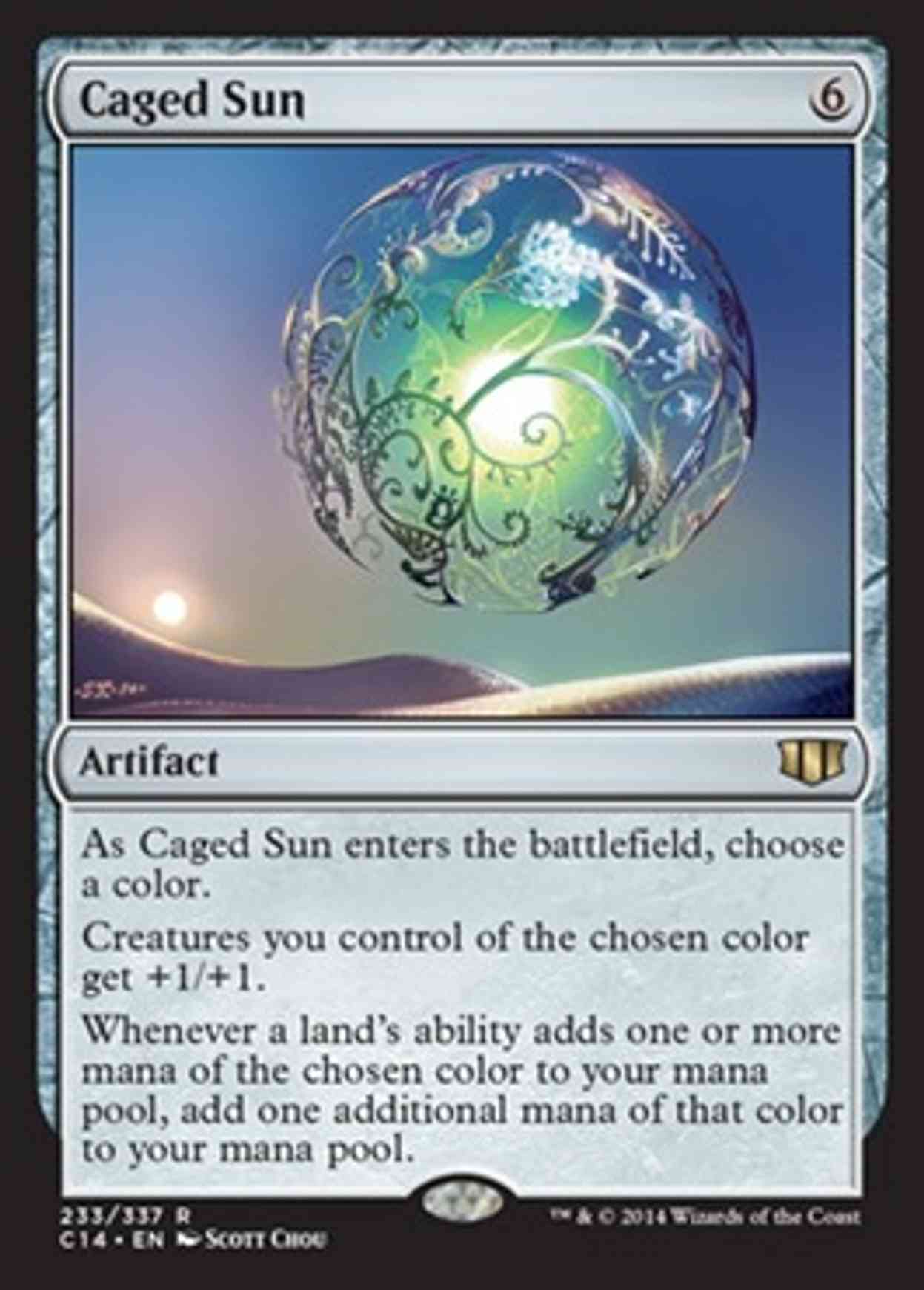 Caged Sun magic card front