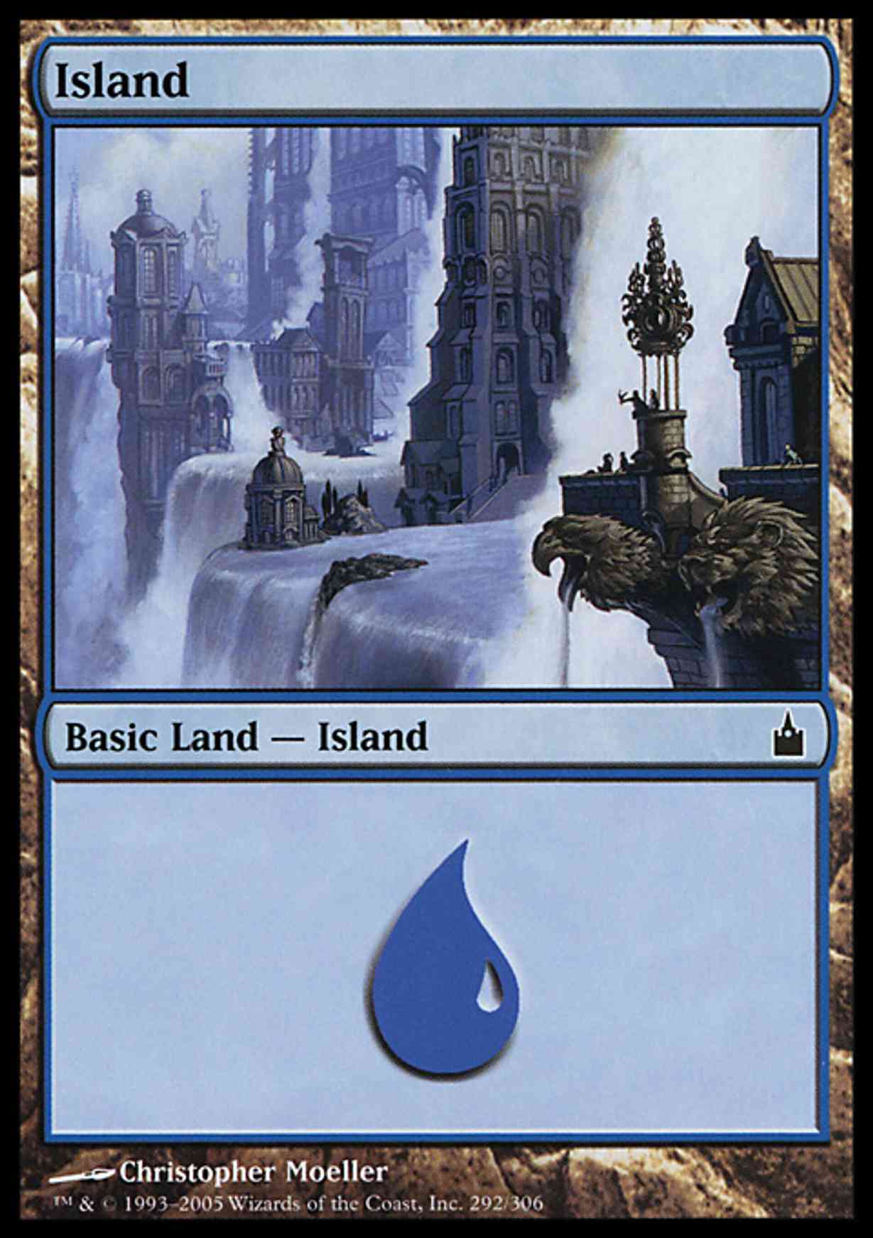 Island (292) magic card front