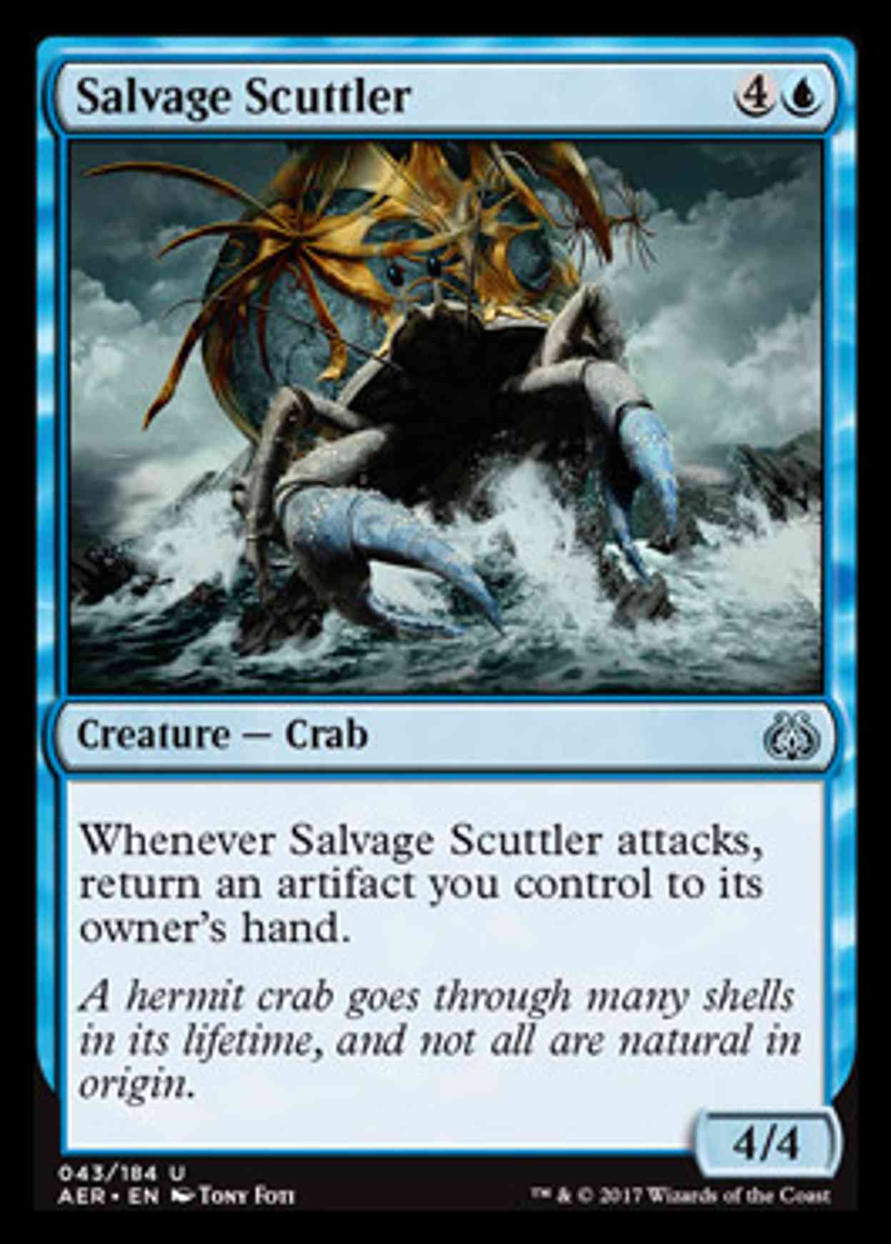 Salvage Scuttler magic card front