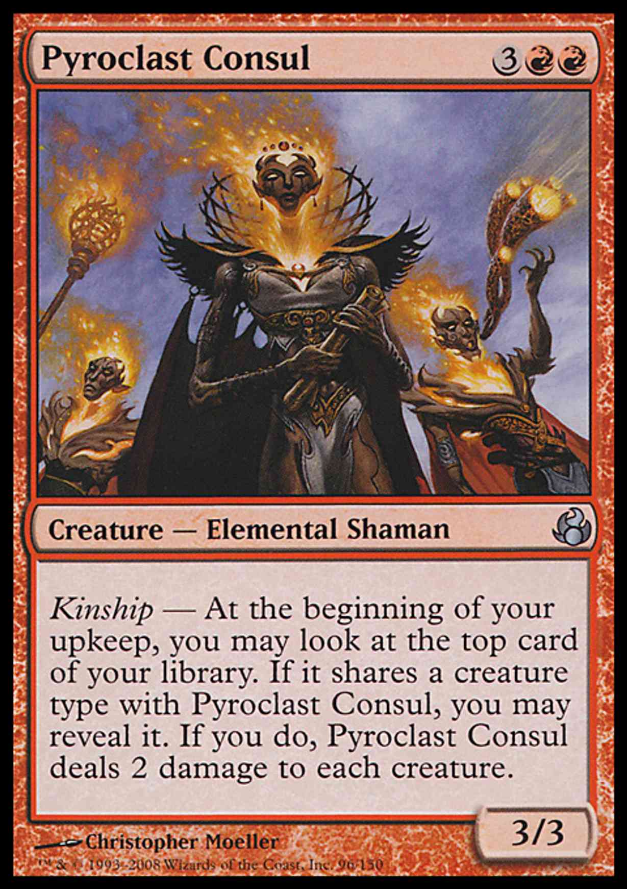 Pyroclast Consul magic card front