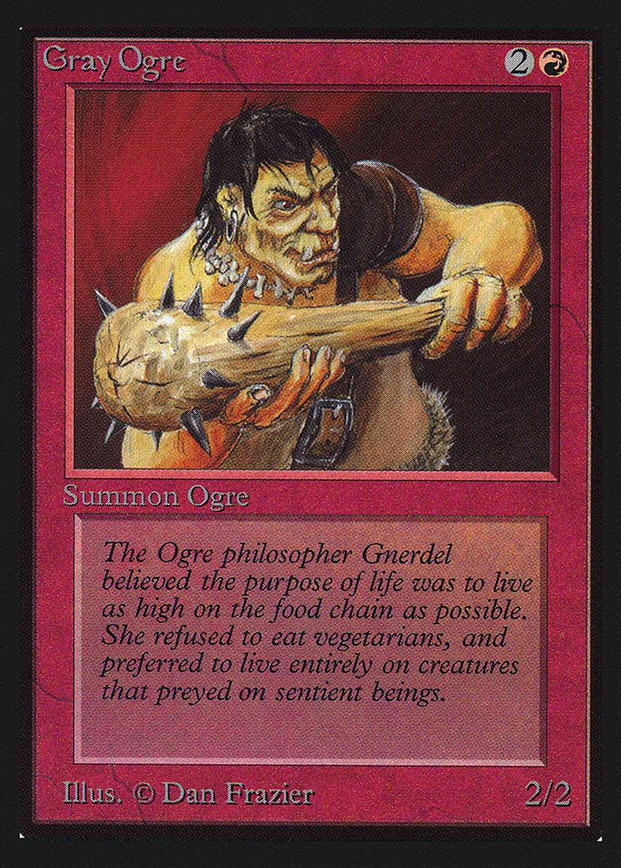 Gray Ogre (CE) magic card front