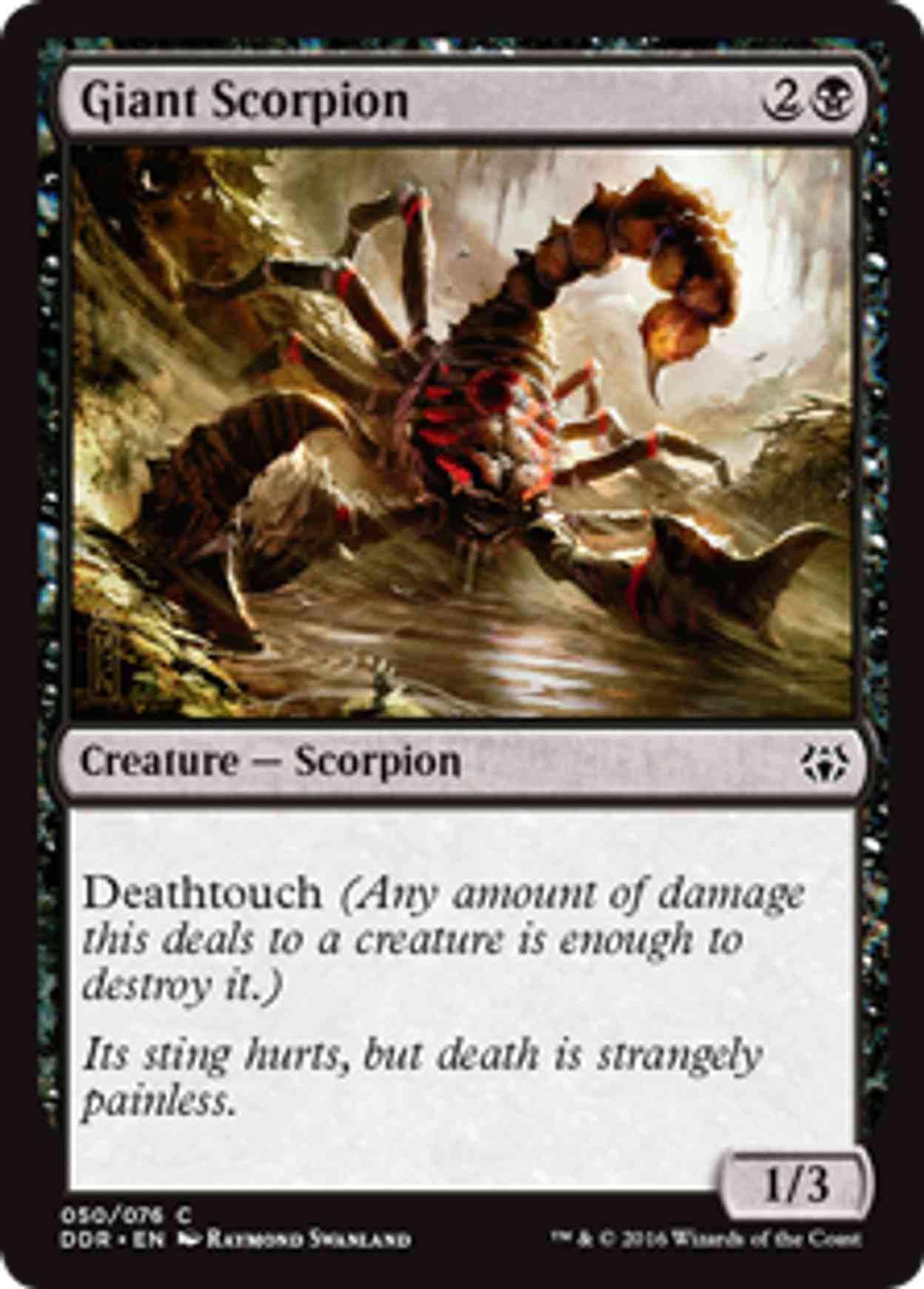 Giant Scorpion magic card front