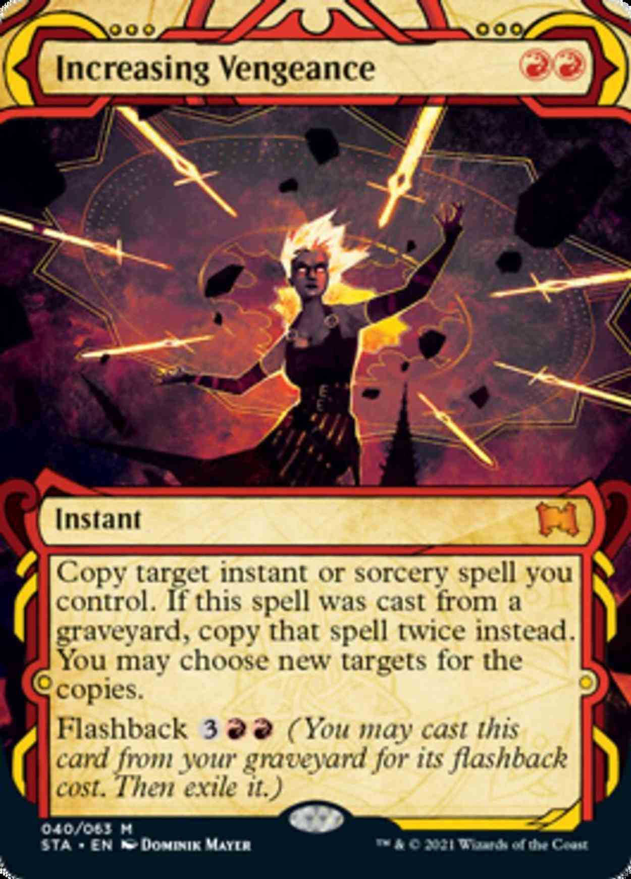 Increasing Vengeance magic card front
