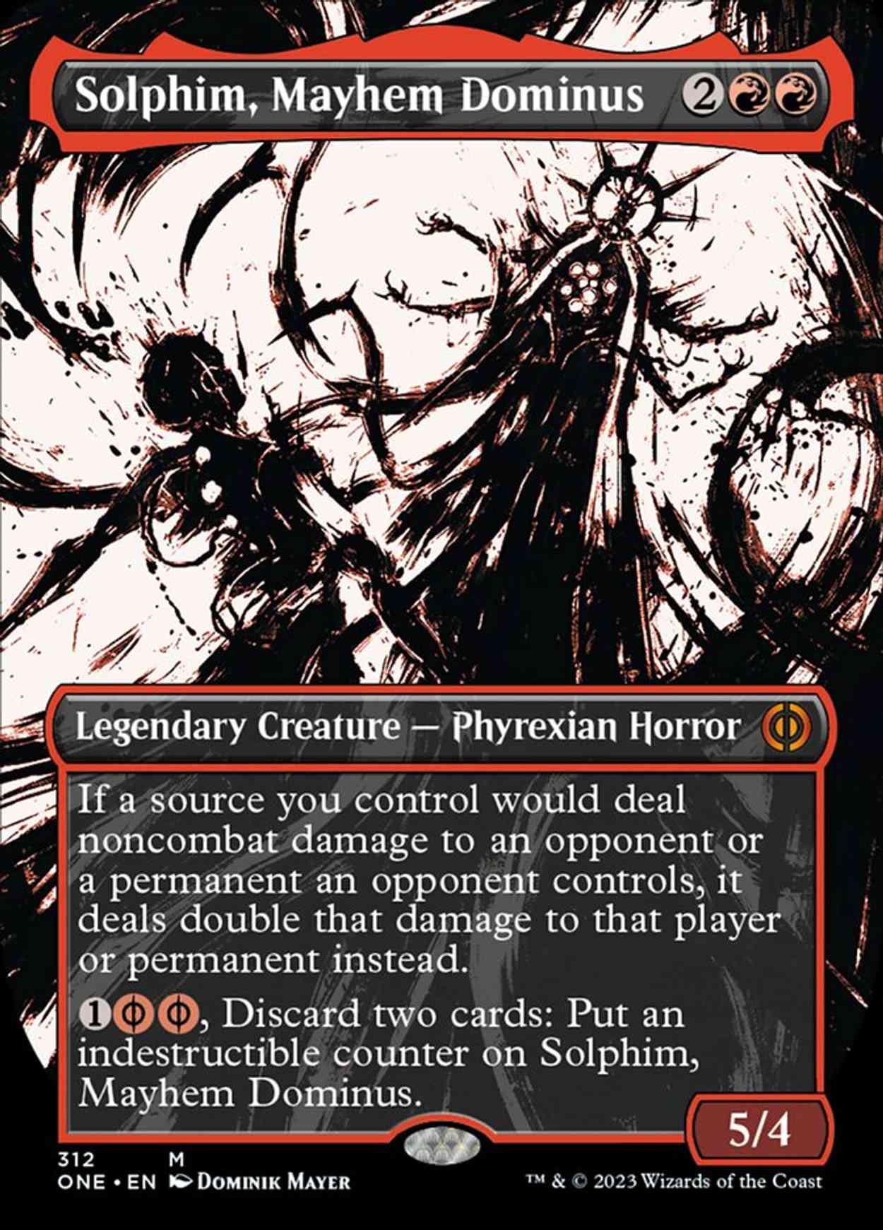 Solphim, Mayhem Dominus (Showcase) magic card front