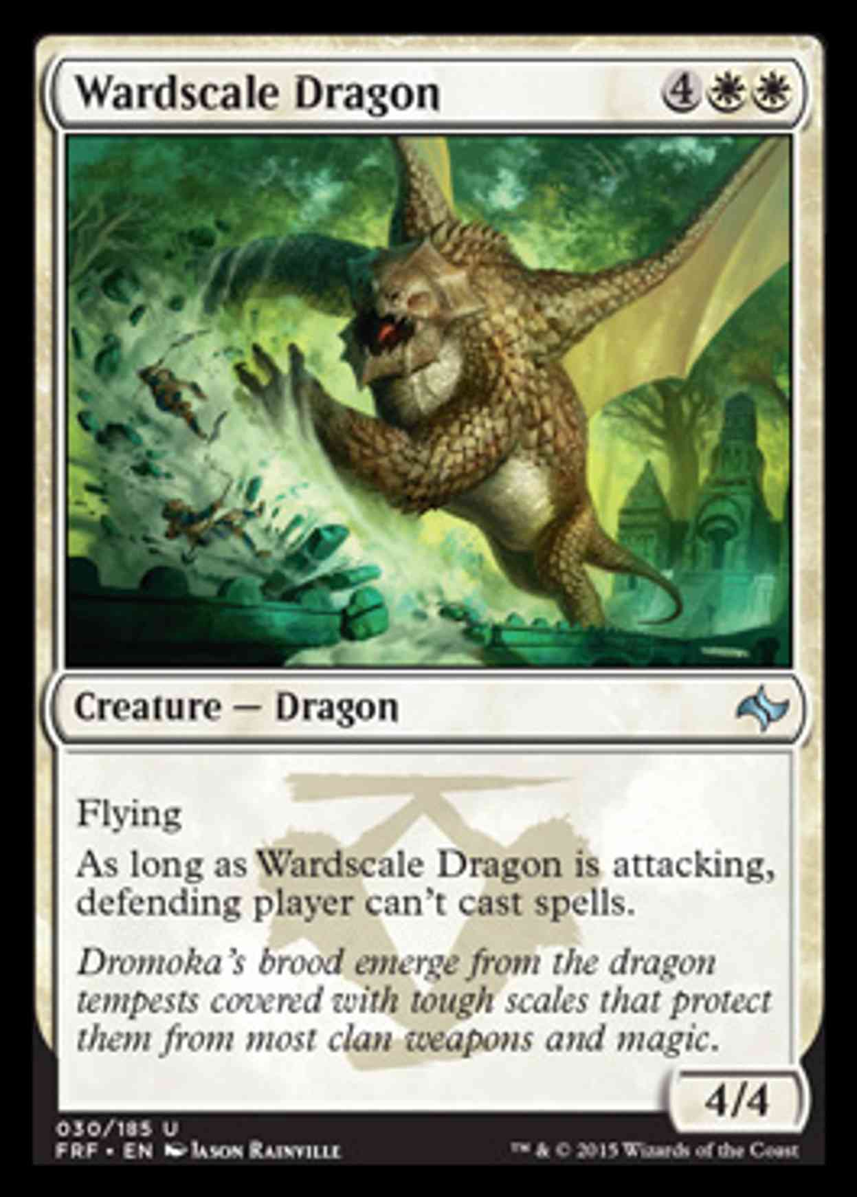 Wardscale Dragon magic card front