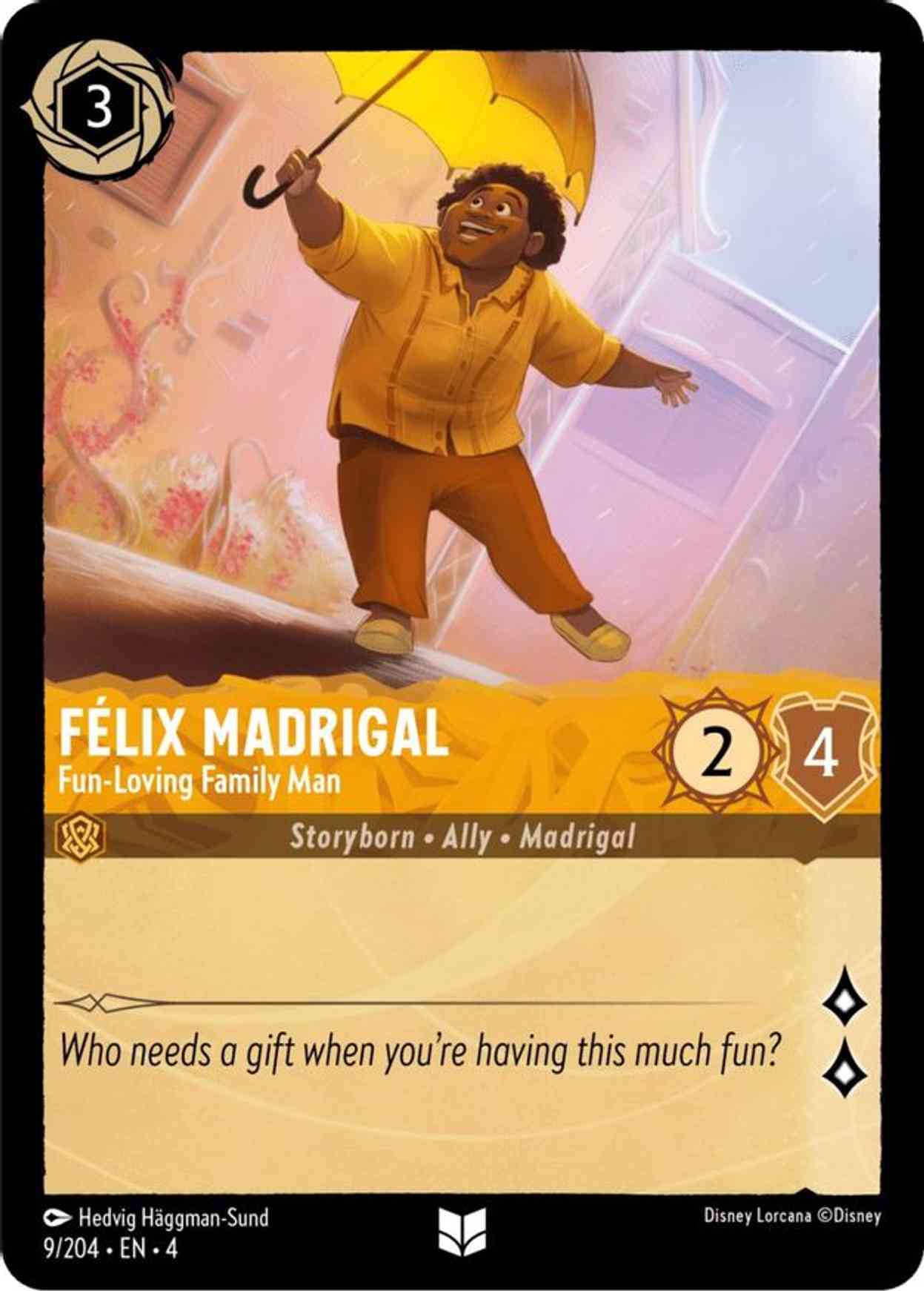 Felix Madrigal - Fun-Loving Family Man magic card front