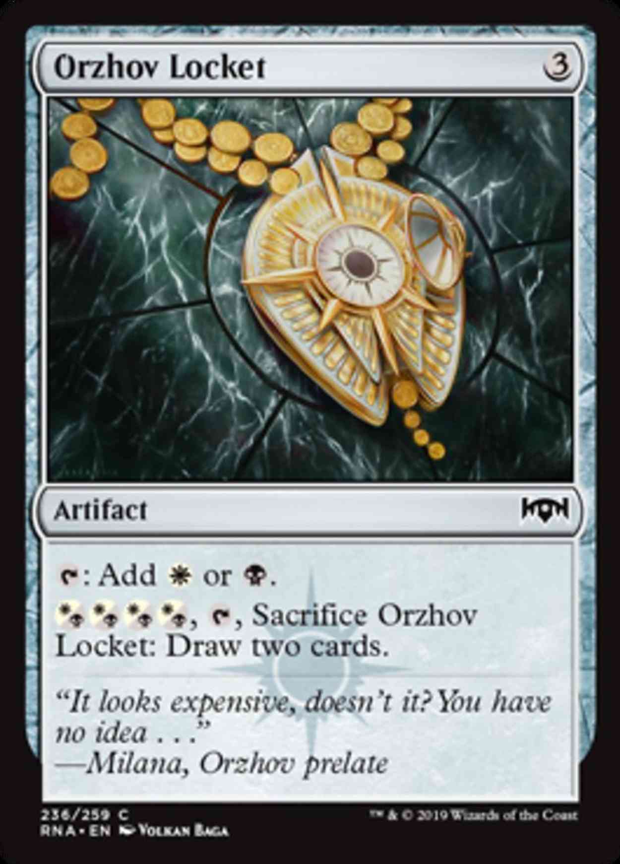 Orzhov Locket magic card front