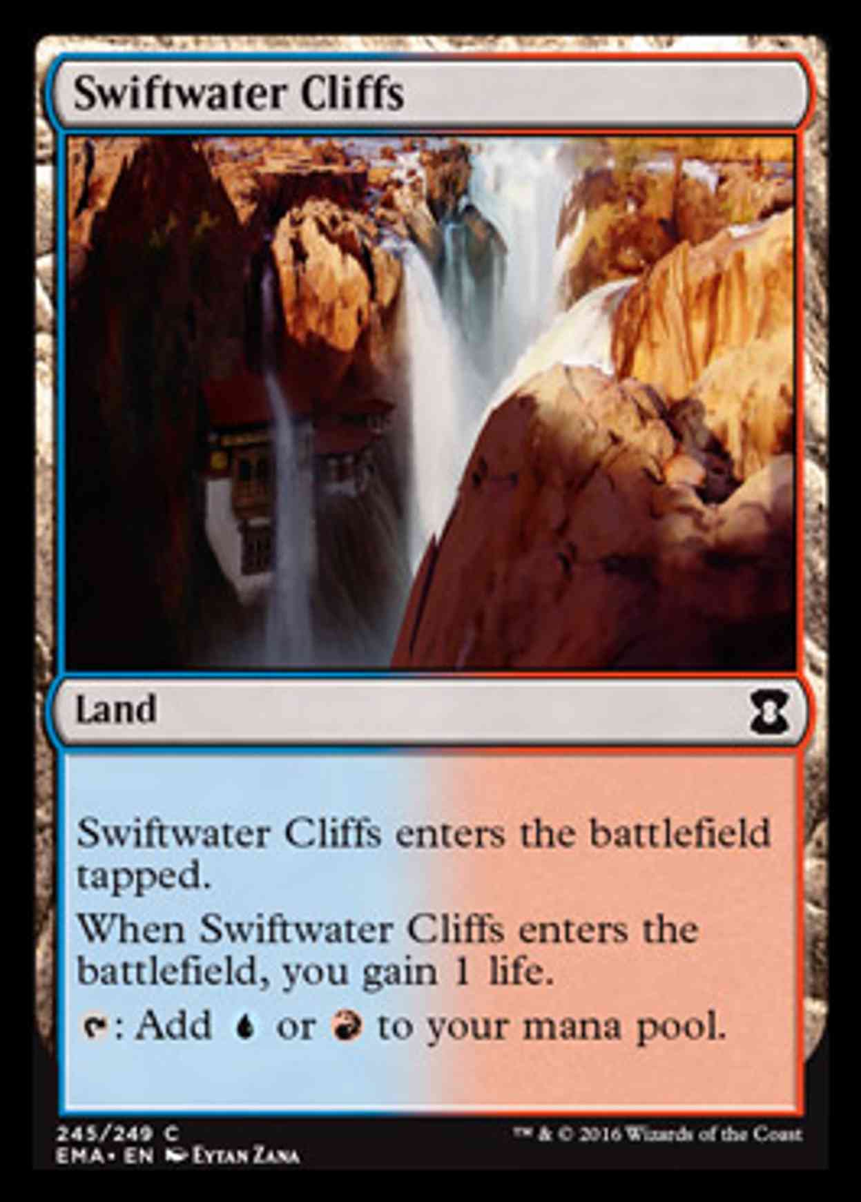 Swiftwater Cliffs magic card front