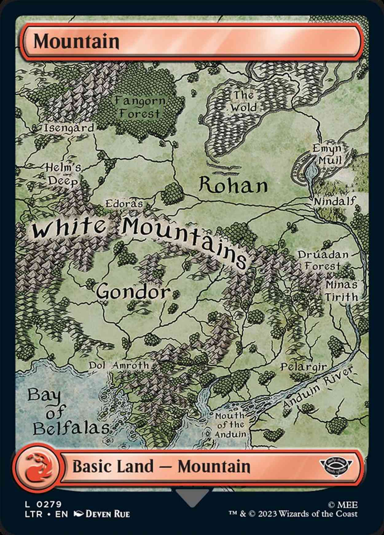 Mountain (0279) magic card front