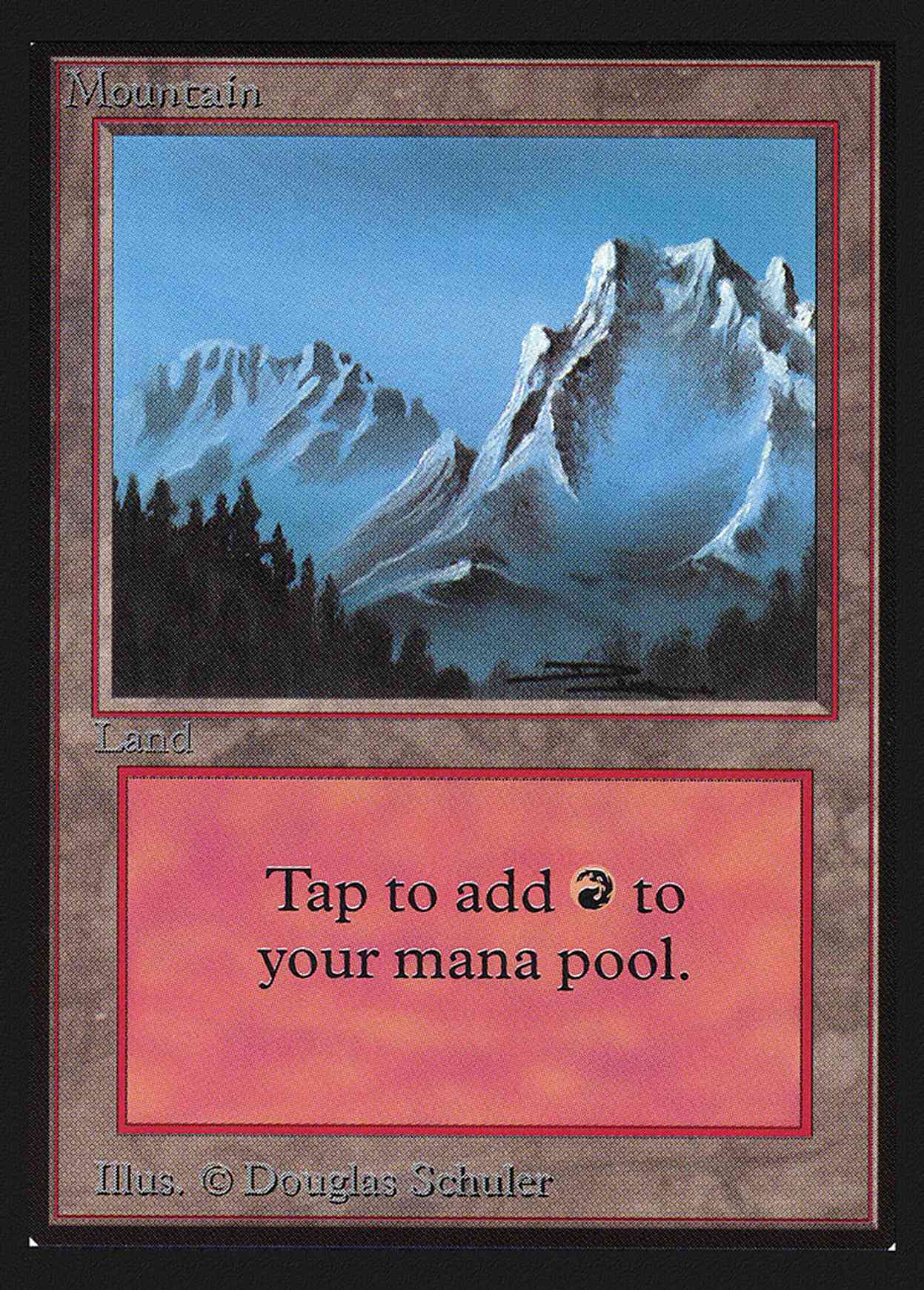 Mountain (Fog)(IE) magic card front