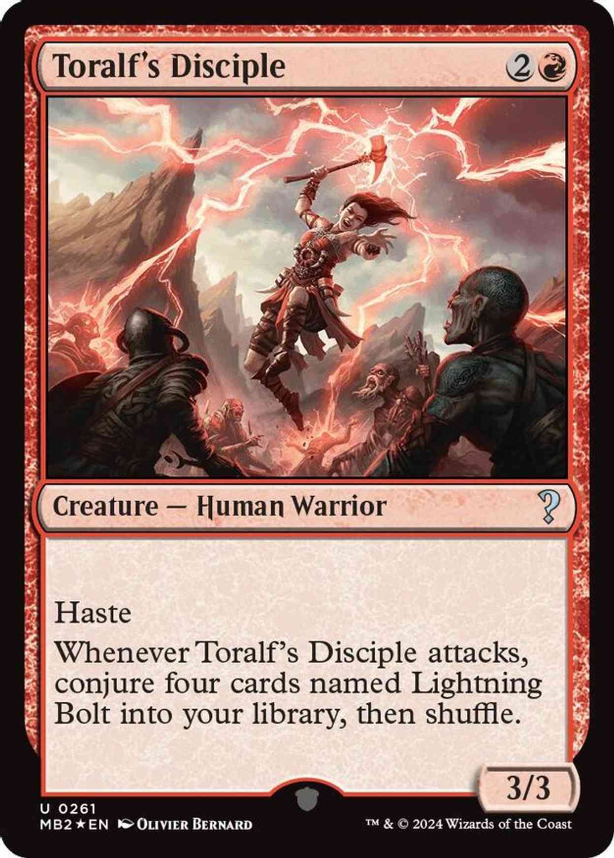 Toralf's Disciple magic card front