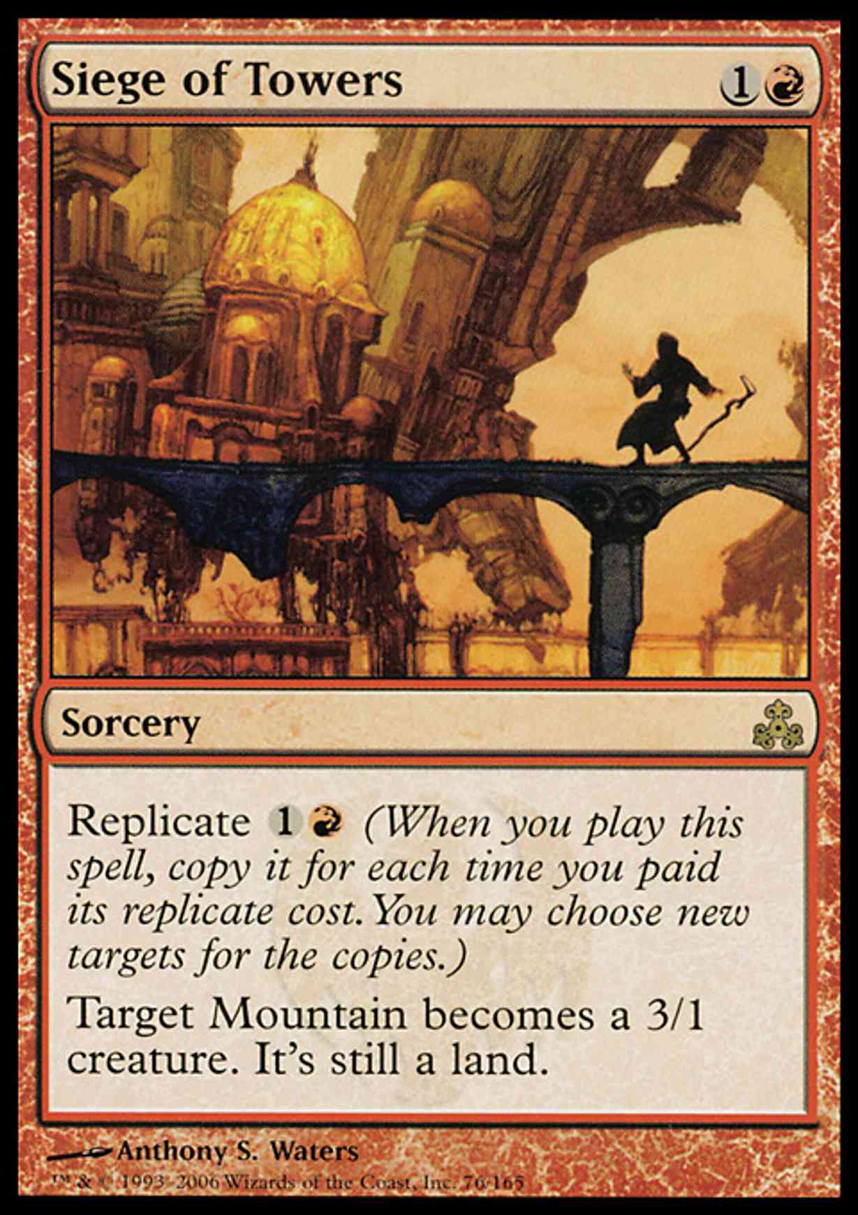Siege of Towers magic card front