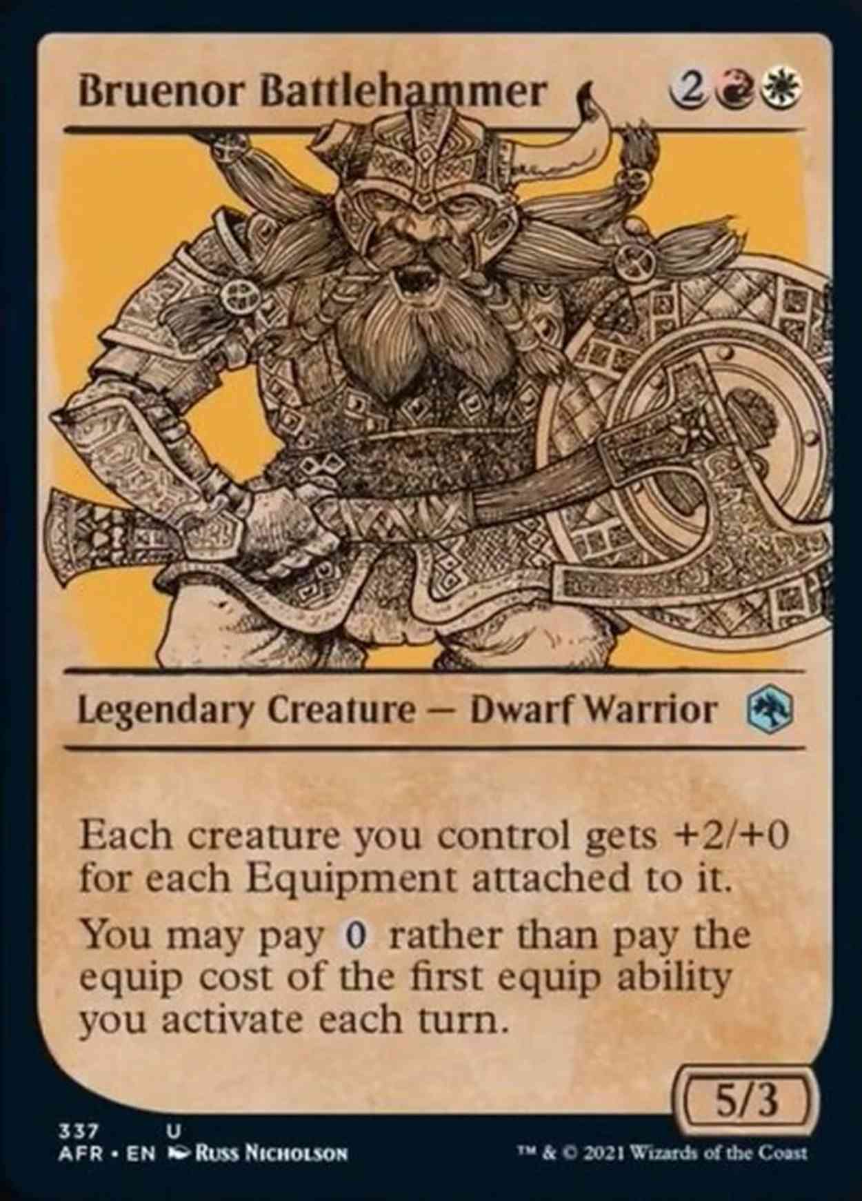 Bruenor Battlehammer (Showcase) magic card front