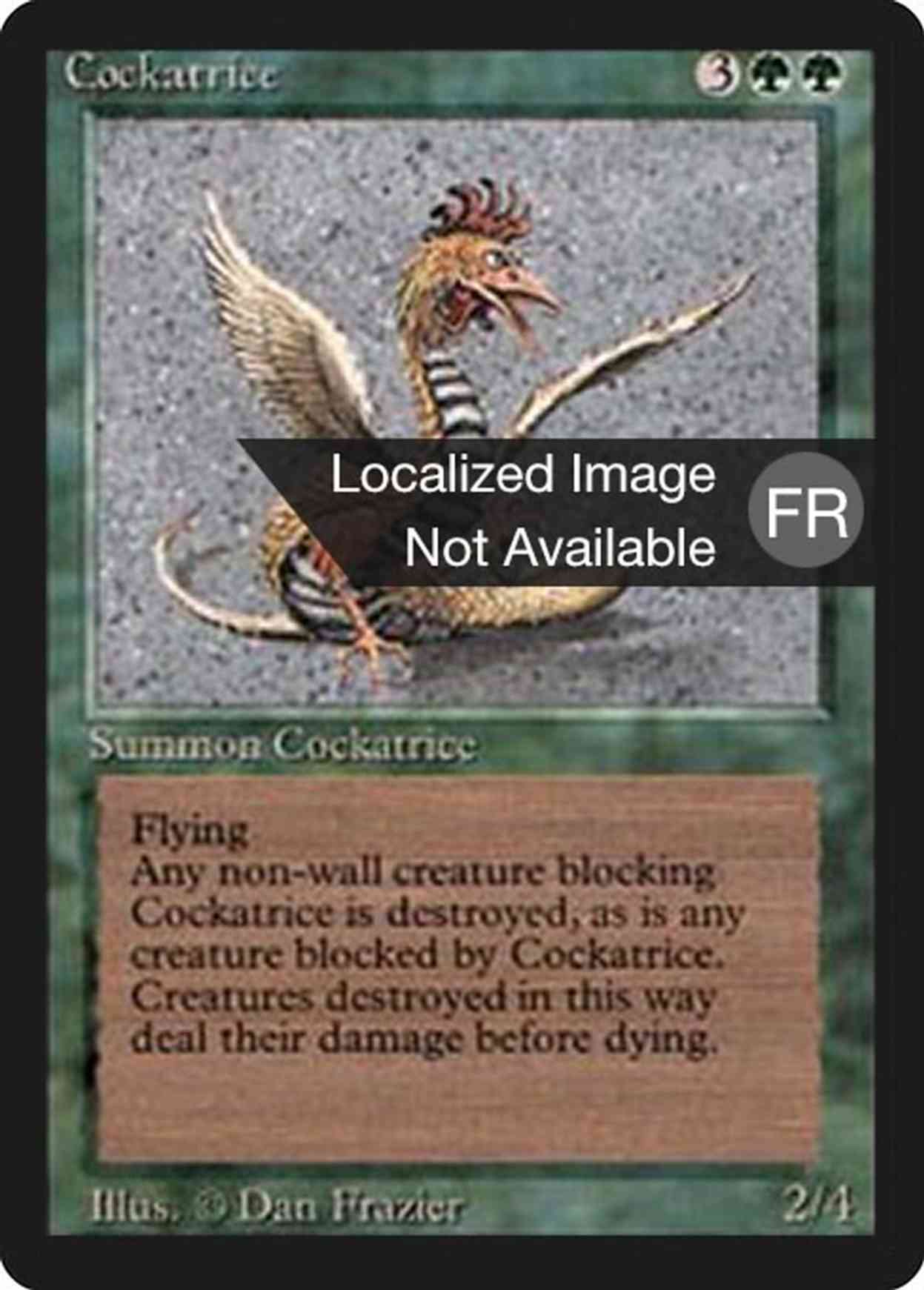Cockatrice magic card front