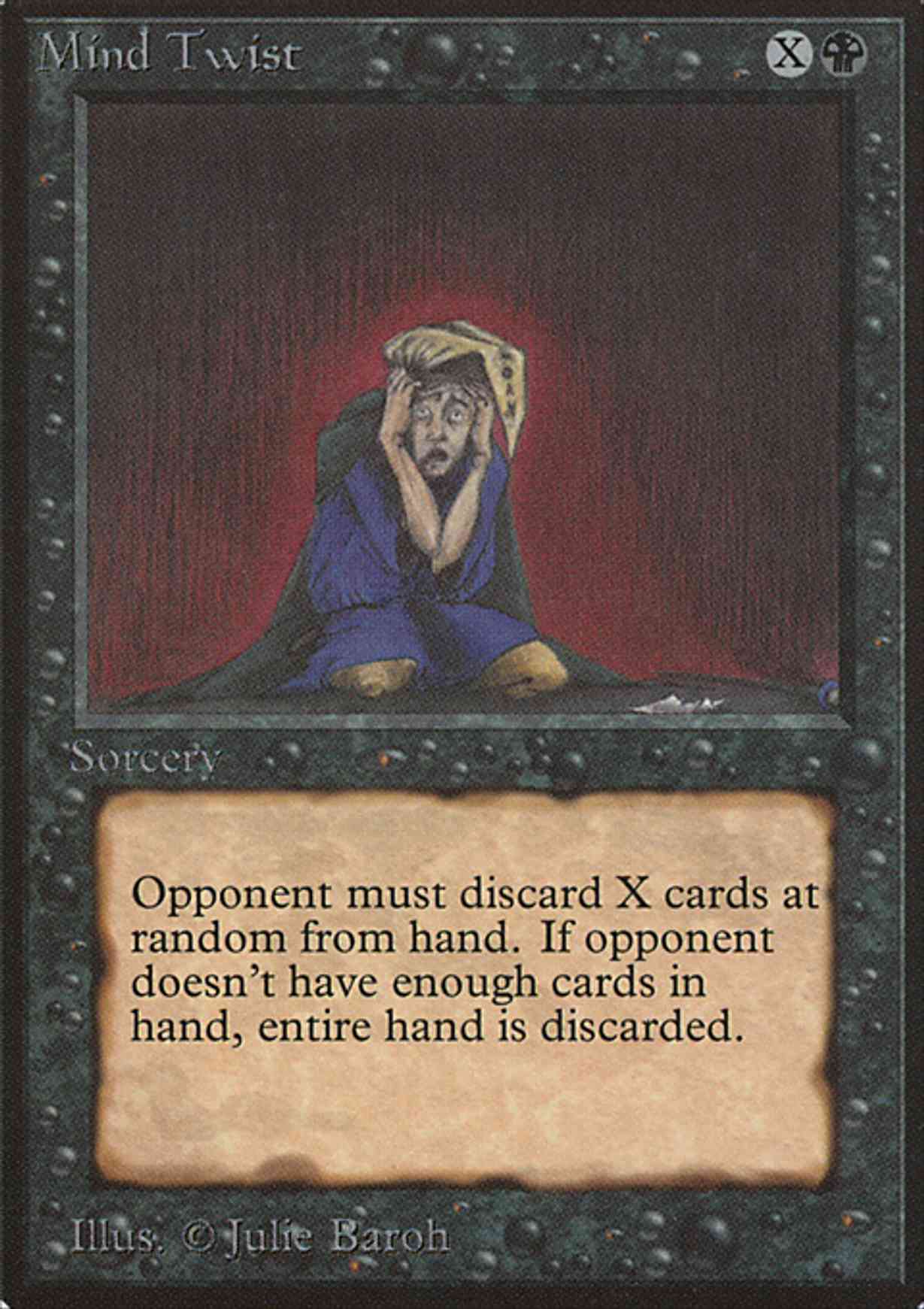 Mind Twist magic card front