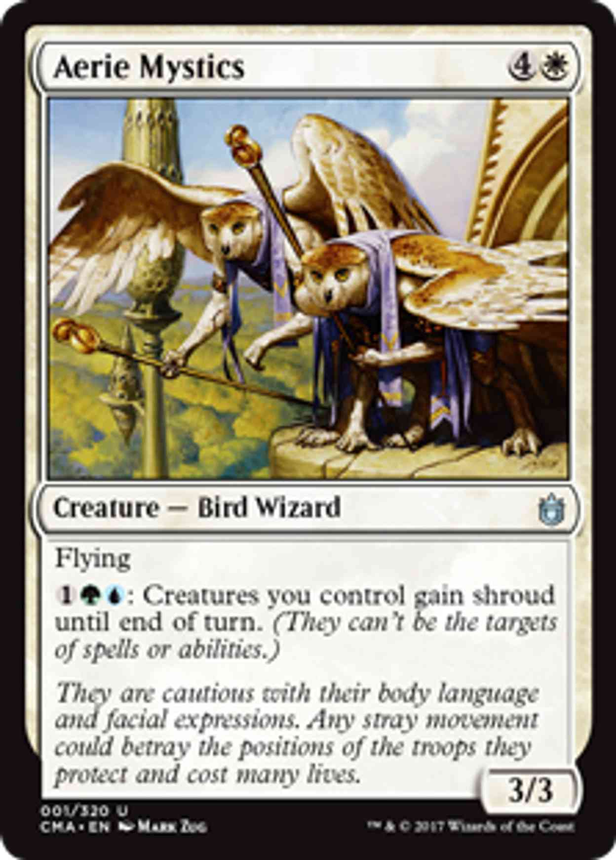 Aerie Mystics magic card front