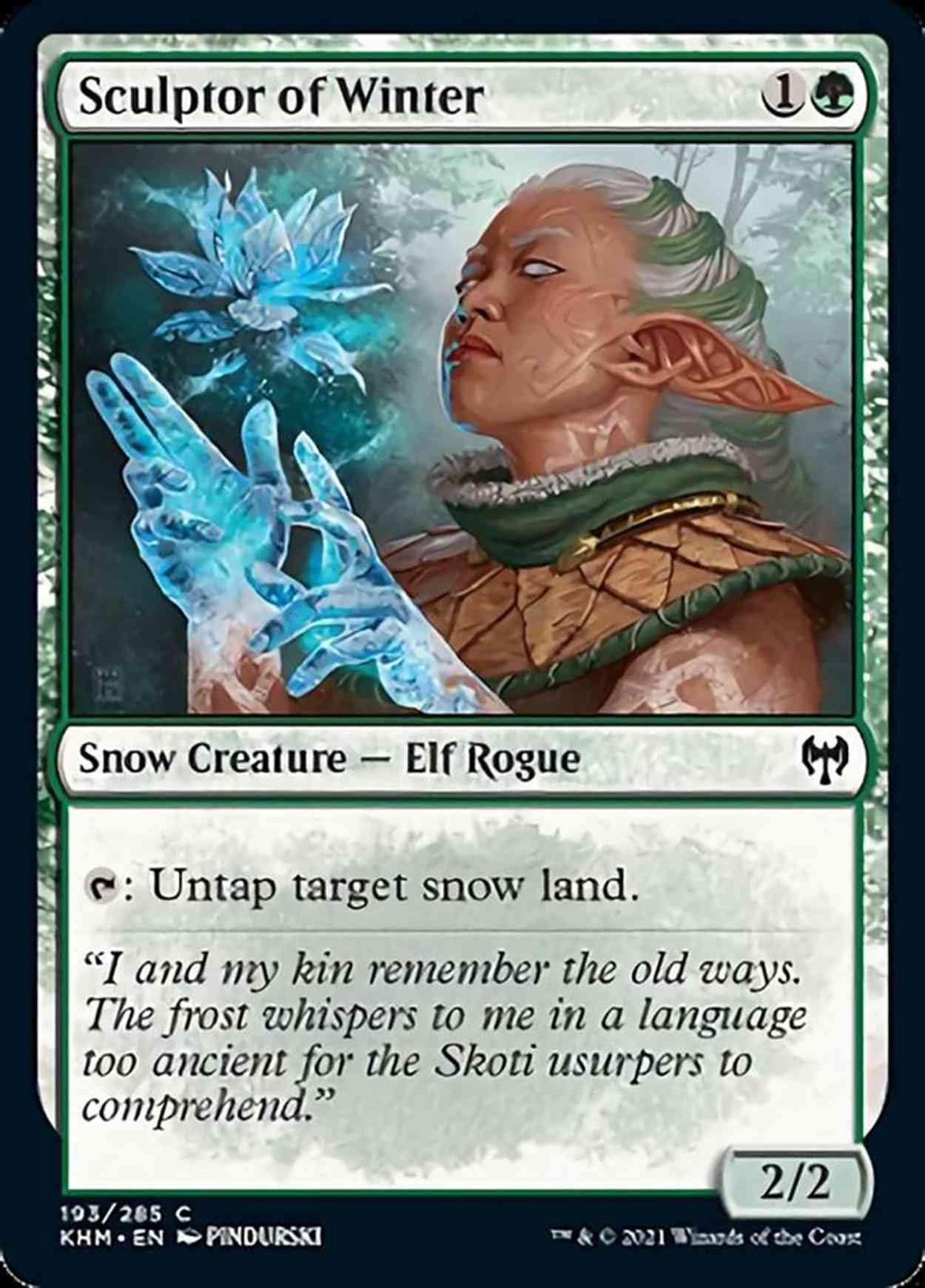 Sculptor of Winter magic card front
