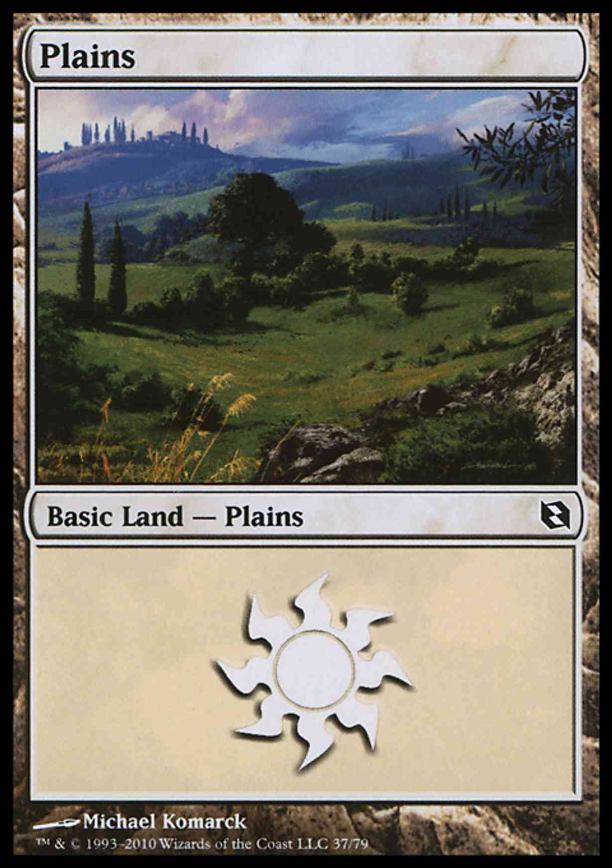 Plains (37)  magic card front