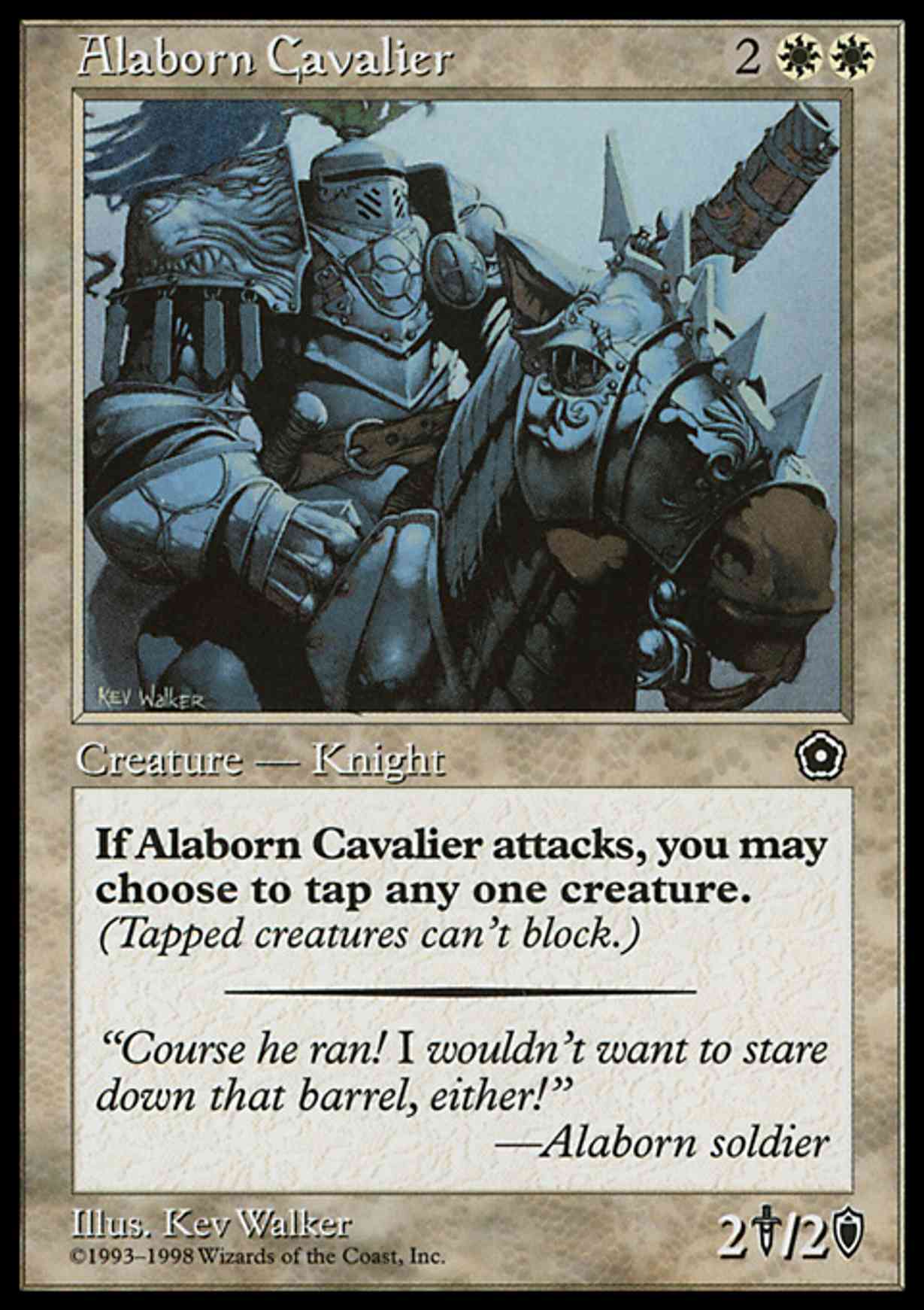 Alaborn Cavalier magic card front