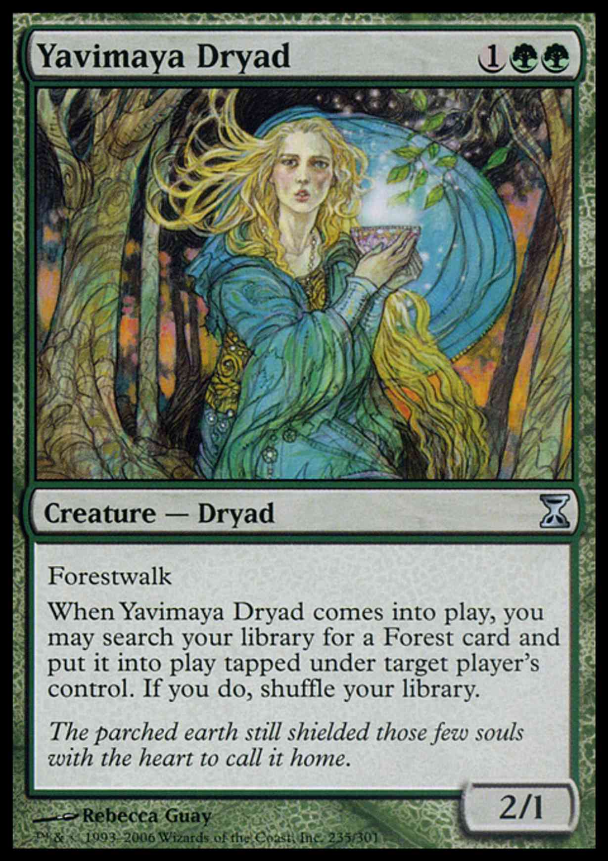 Yavimaya Dryad magic card front
