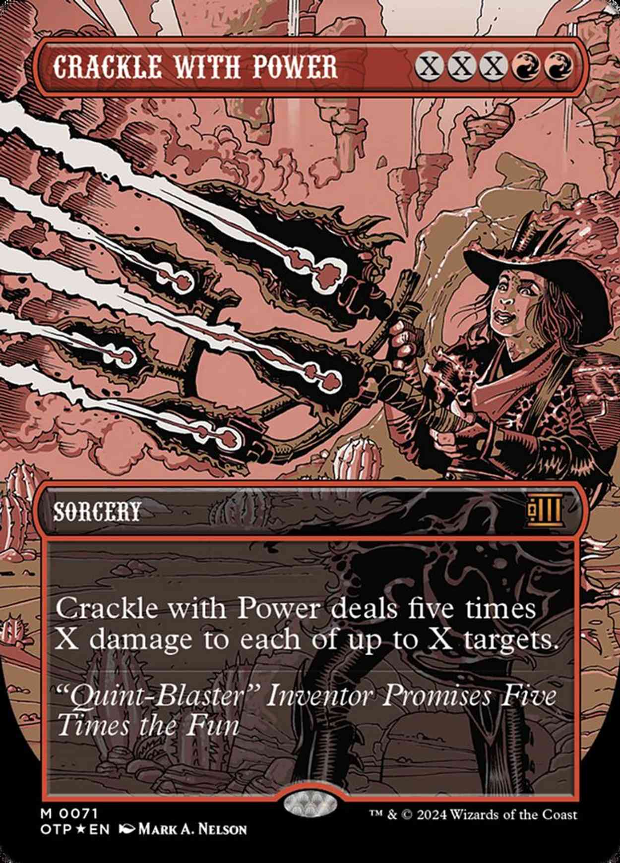 Crackle with Power (Textured Foil) magic card front