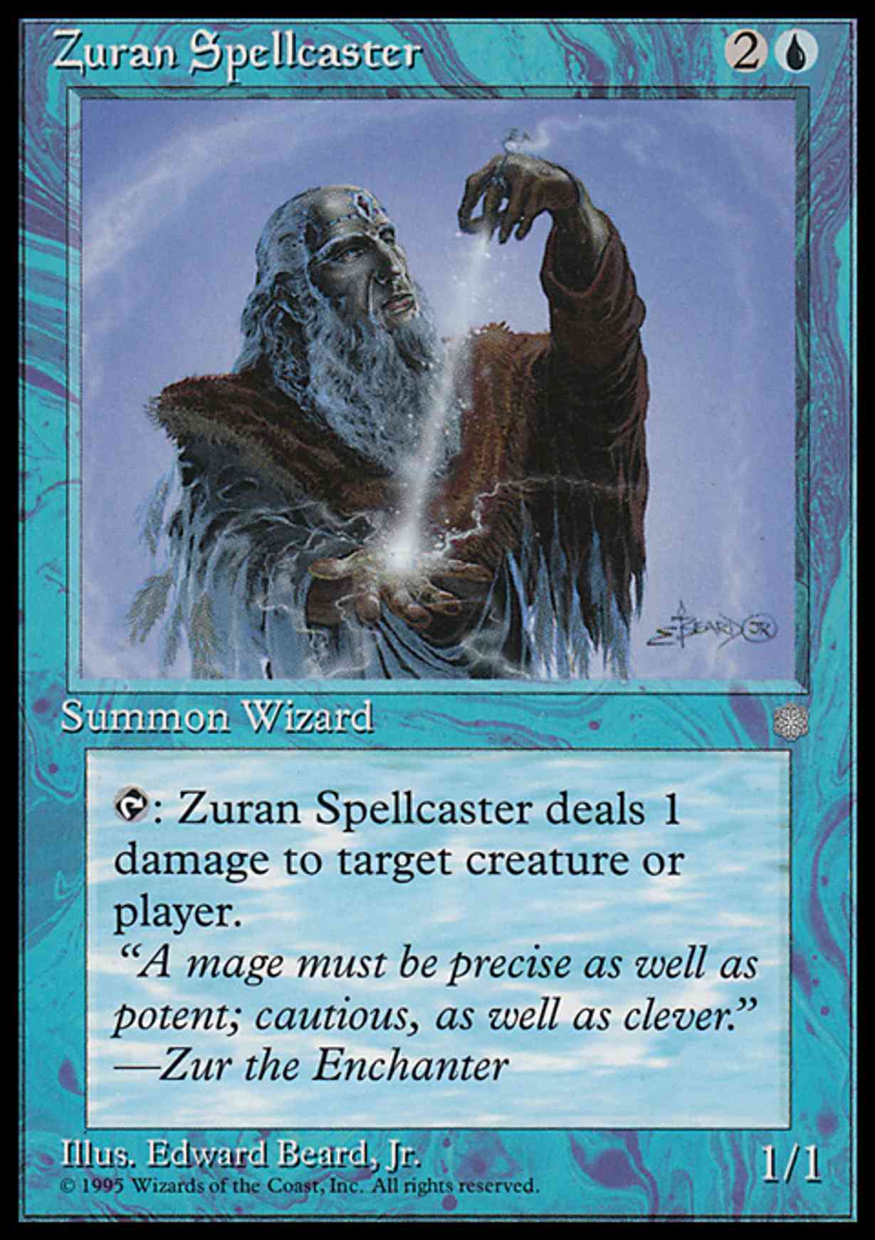 Zuran Spellcaster magic card front
