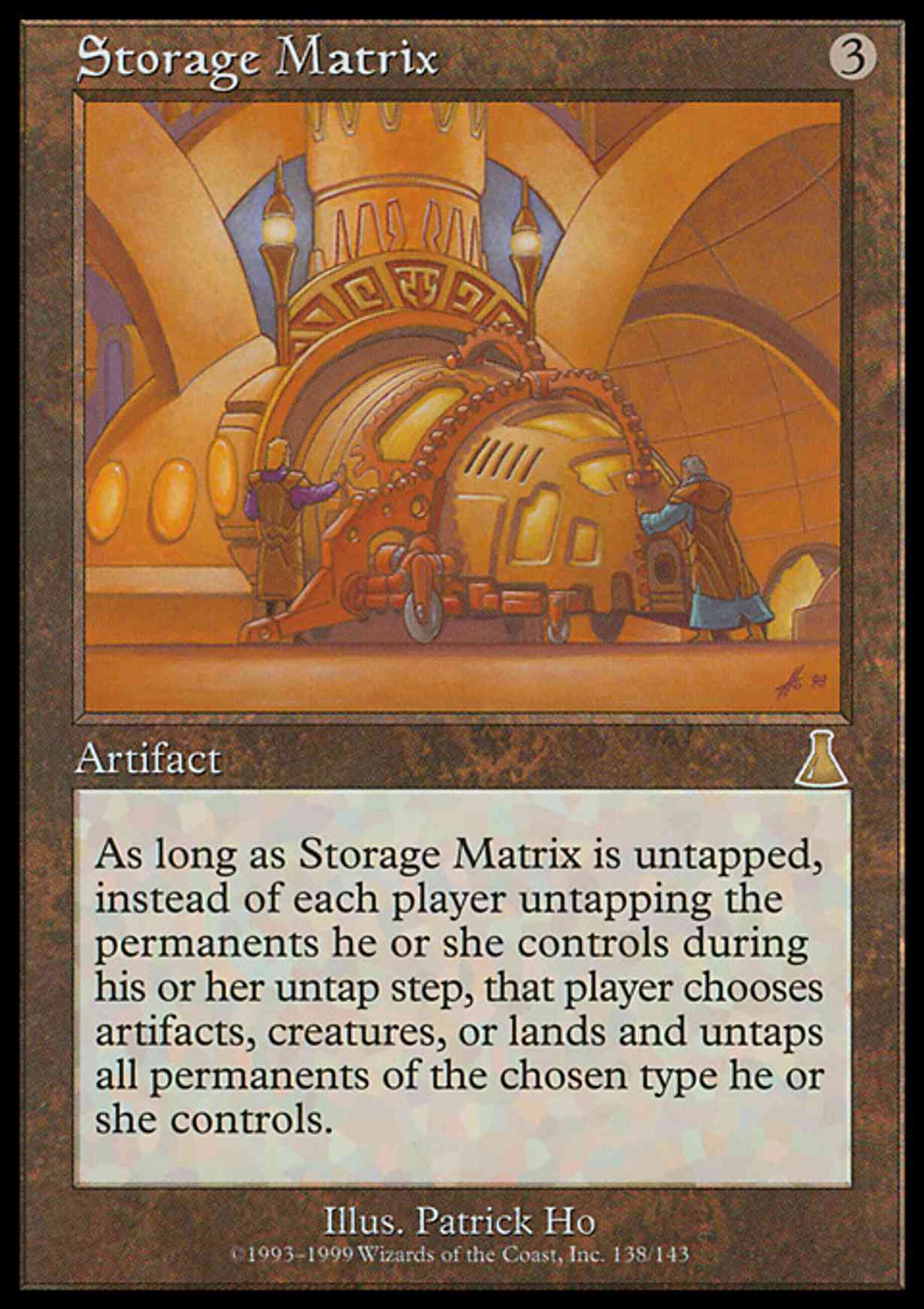 Storage Matrix magic card front